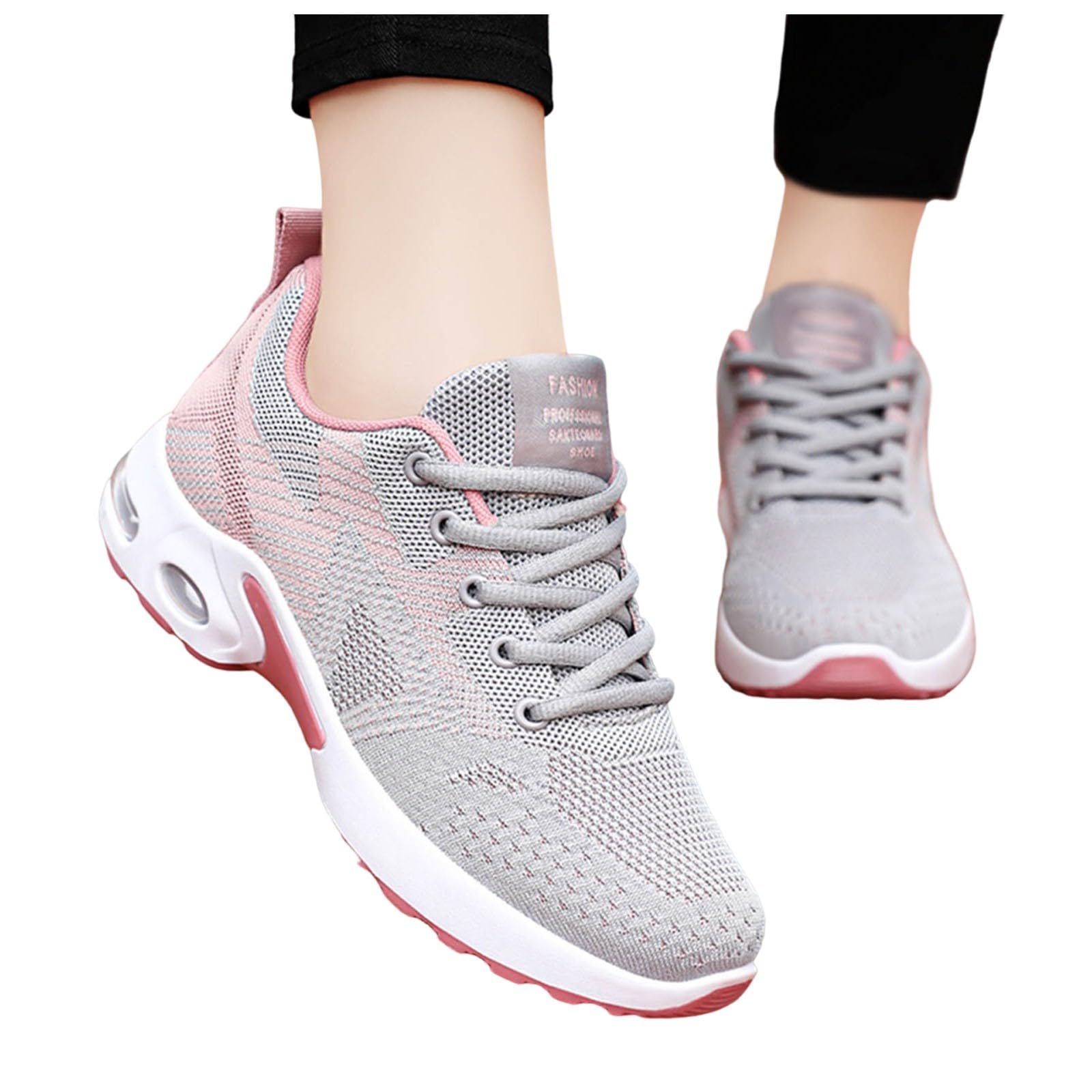 Basket Chaussures Orthopédiques Femme Confortable Sport Baskets Chaussure Orthopédique Femme Confort Chic Respirantes Semelle Coussin d'air Polyvalentes Chaussure pour Sports Et Quotidien