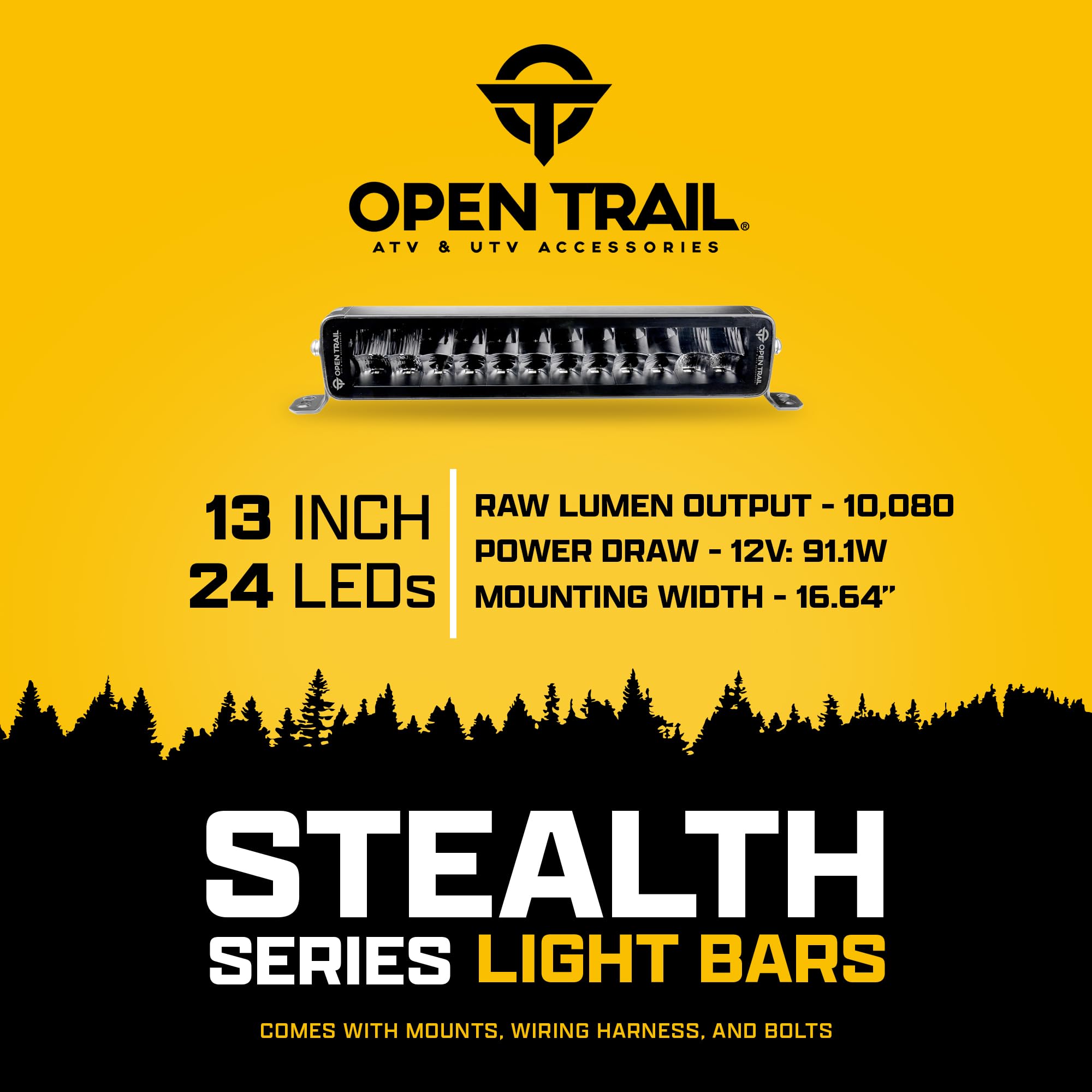 Amazon.com: OPEN TRAIL STEALTH LED LIGHT BAR 13