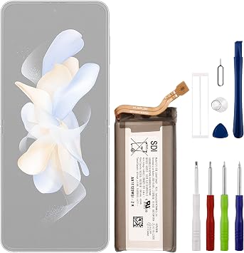EB-BF724ABY 3.88V 1070mAh Battery, Compatible with Samsung Galaxy Z Flip 4 5G, SM-F721B, with a Battery Installation Tool