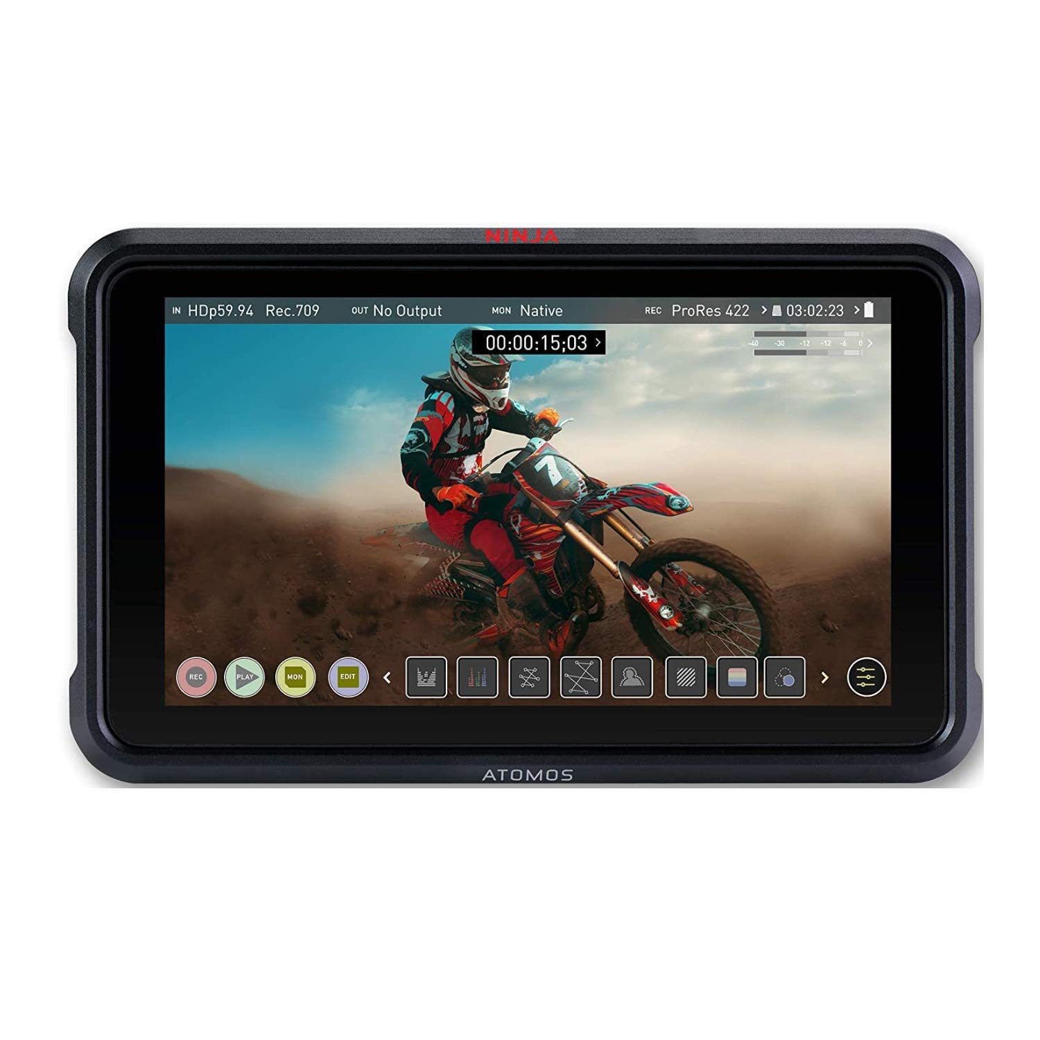 Amazon | Atomos Ninja V Ninja V 4Kp60 10bit HDR 昼光表示