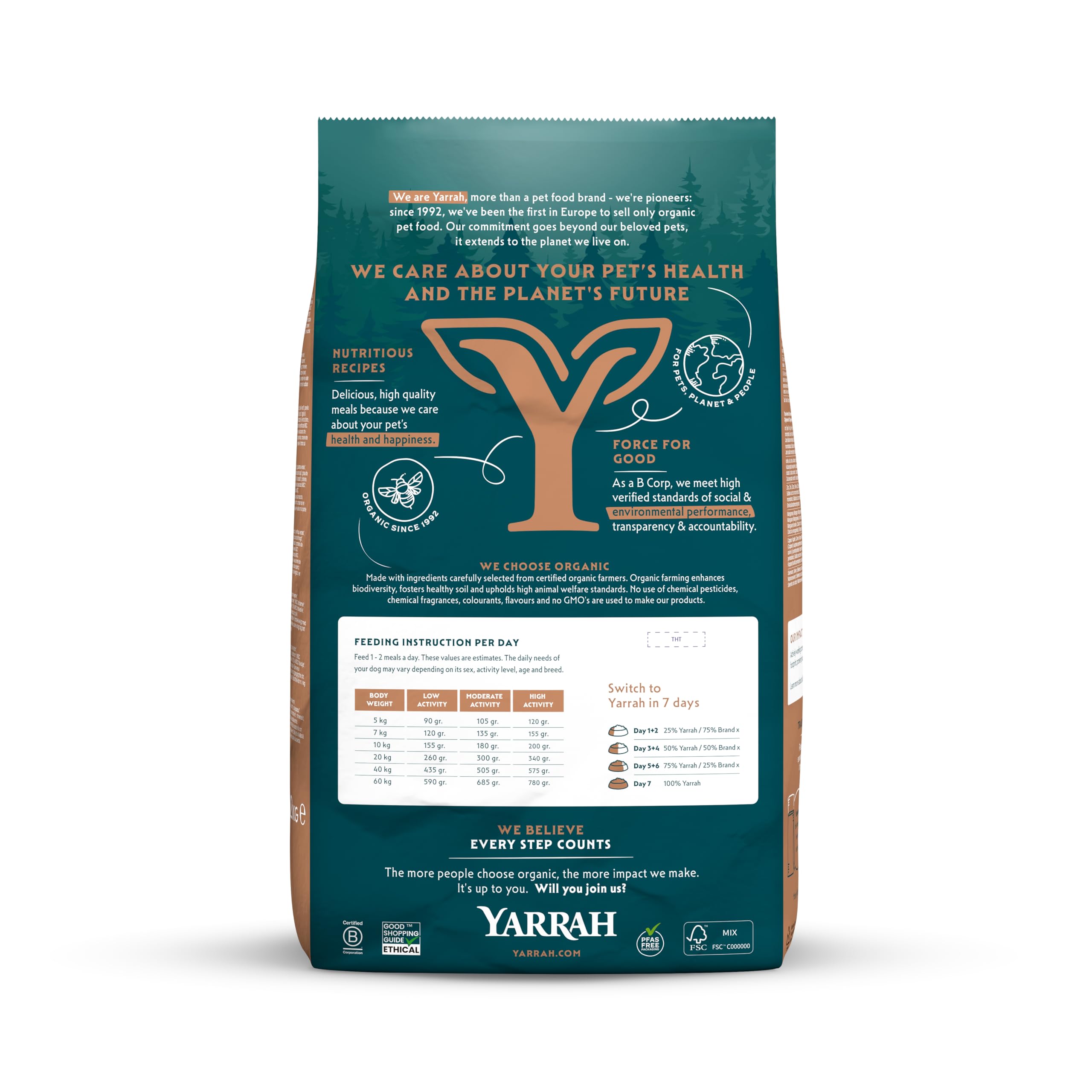 Amazon.co.jp: YARRAH（ヤラー）オーガニックドッグフード 小麦不使用