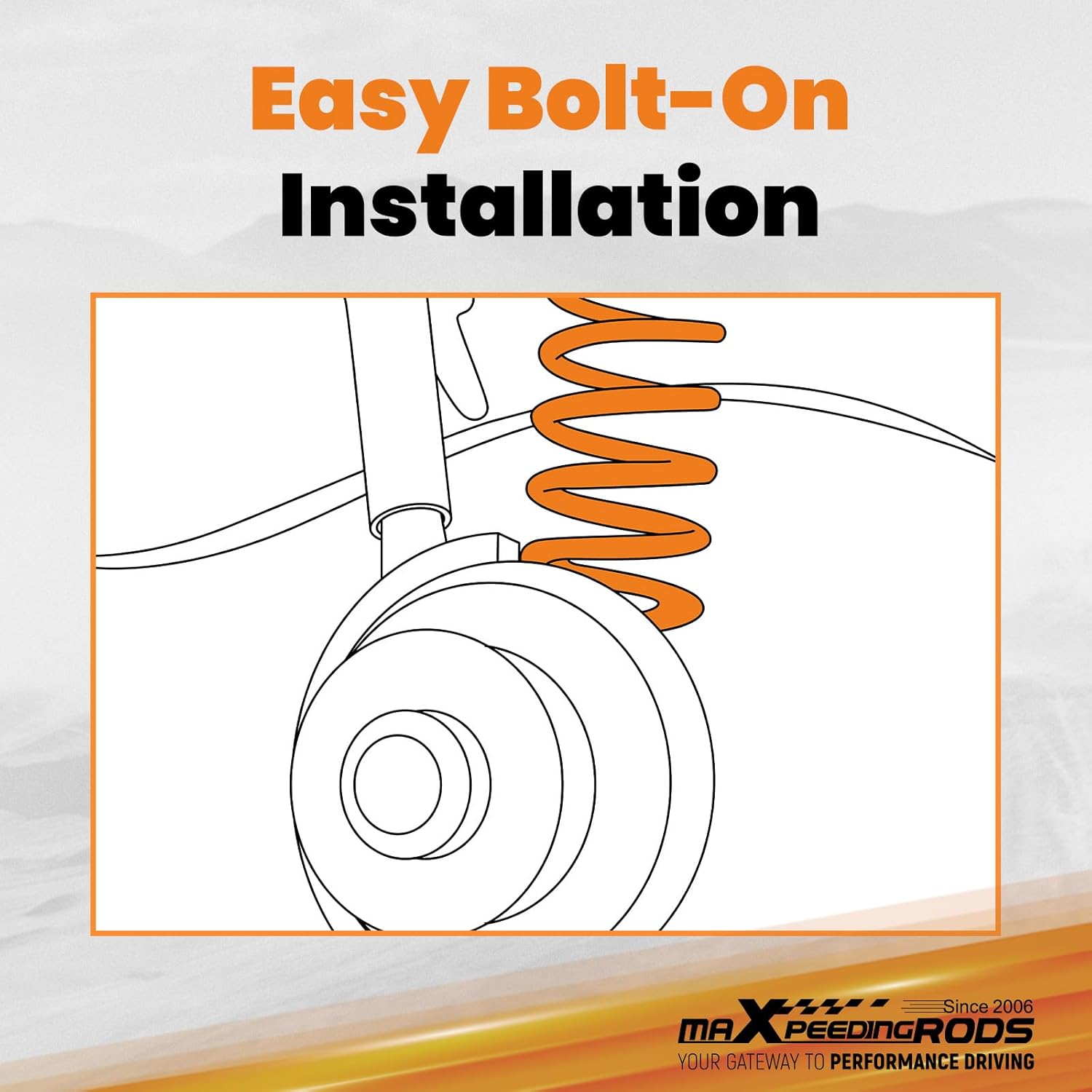 maXpeedingrods 3.5" Rear Coil Spring Leveling Kit for Jeep TJ Wrangler, Rubicon and Unlimited 1997-2006