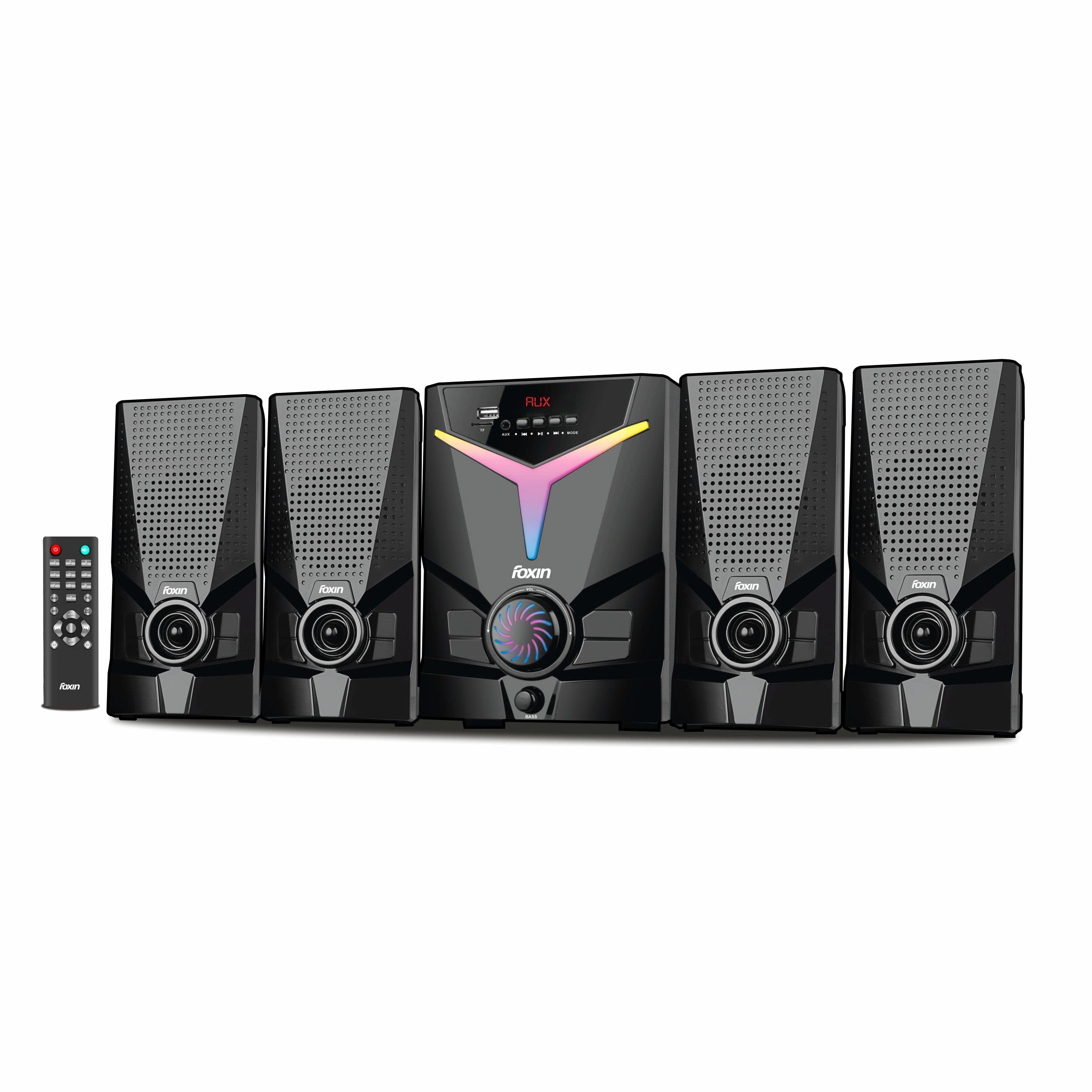 Buy Foxin 80 Watt 4.1 Channel Multimedia Speakers Home Theatre System
