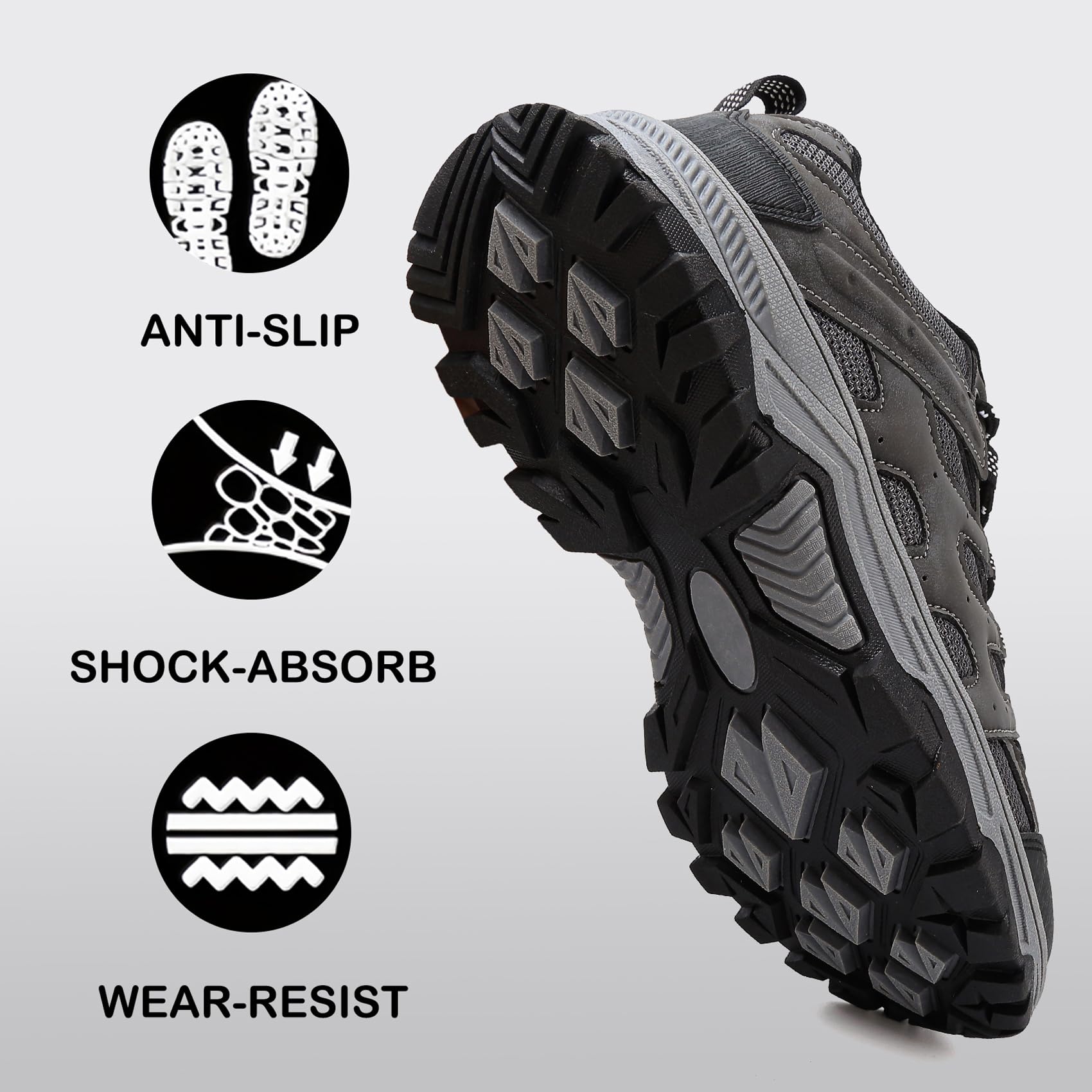 Scarpe da Escursionismo Uomo Donna Scarpe da Trekking All'aperto Antiscivolo Arrampicata Sportive Calzature da Montagna Passeggio