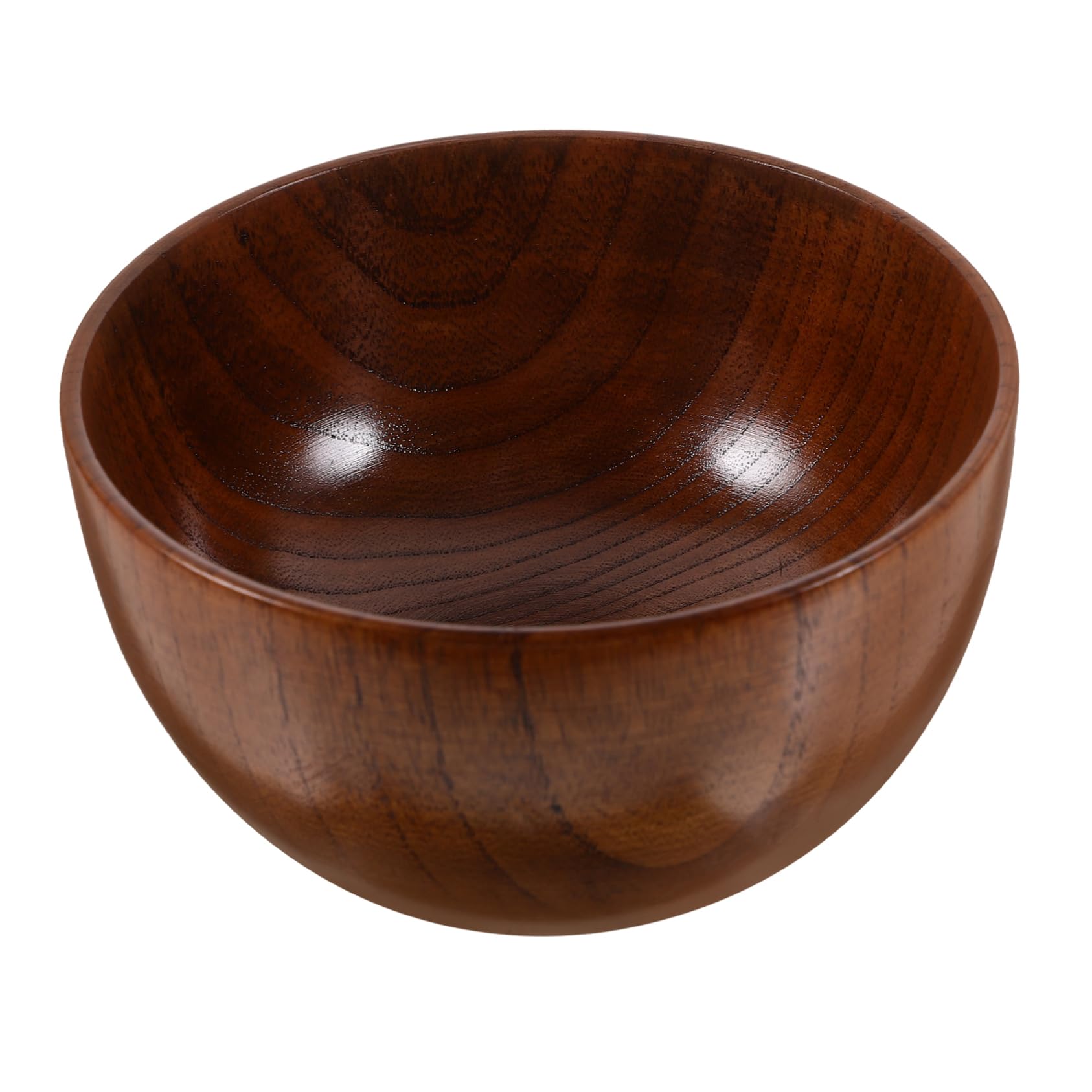 Cabilock 3 Piezas bol de madera ensaladera madera fruit bowl Ensaladera de tazón japonés de tazón de práctico bochas tazón de sopa de cuencos de