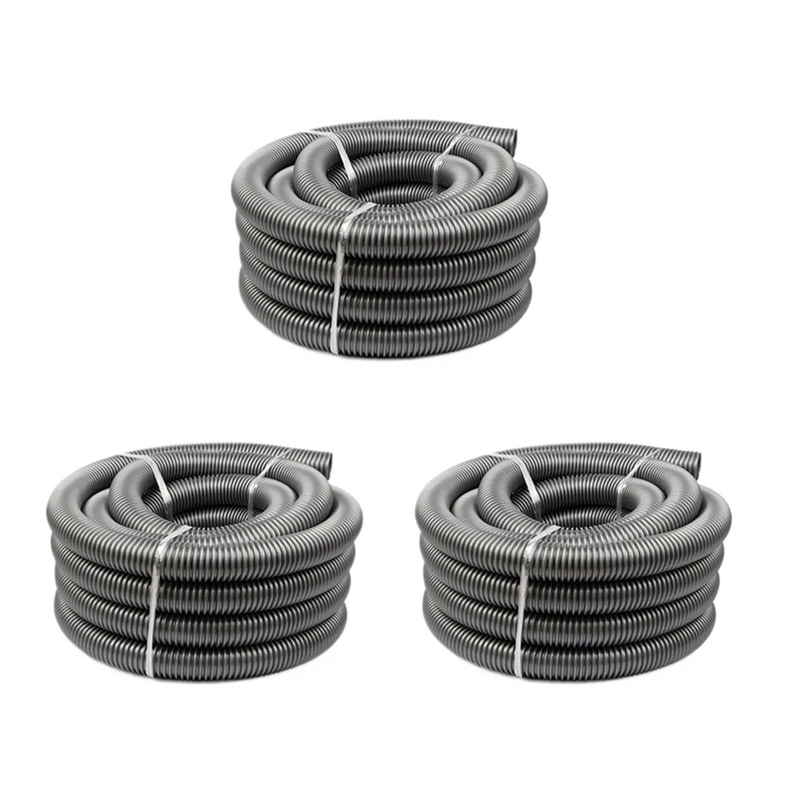 3x Universal-Gewindeschlauchbalg For Staubsauger, Haushalt, Industrie Und Industrie (Innendurchmesser 40 Mm, Außendurchmesser 48 Mm)