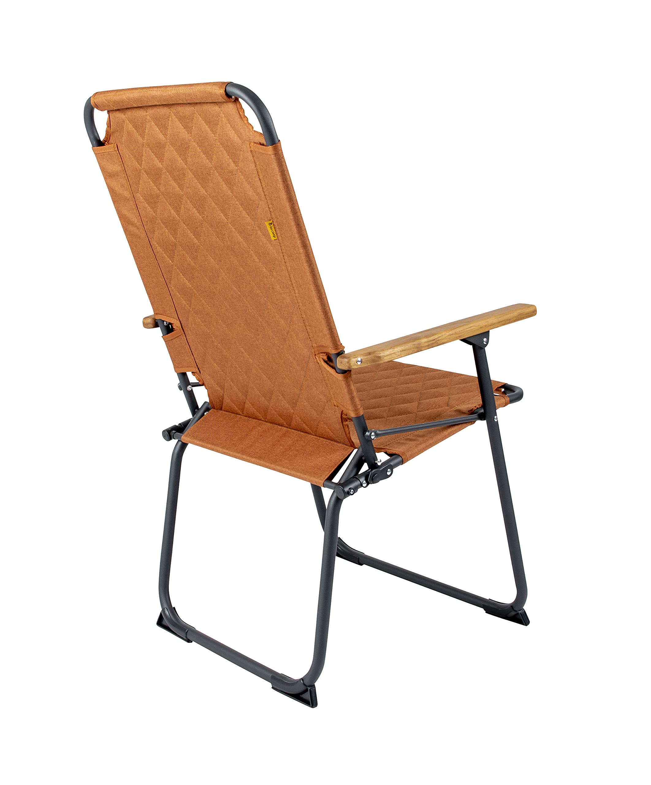 BO-CAMP BC IND Silla Jefferson XL arcilla per campeggiatori e outdoor, per comfort e praticità all’aperto