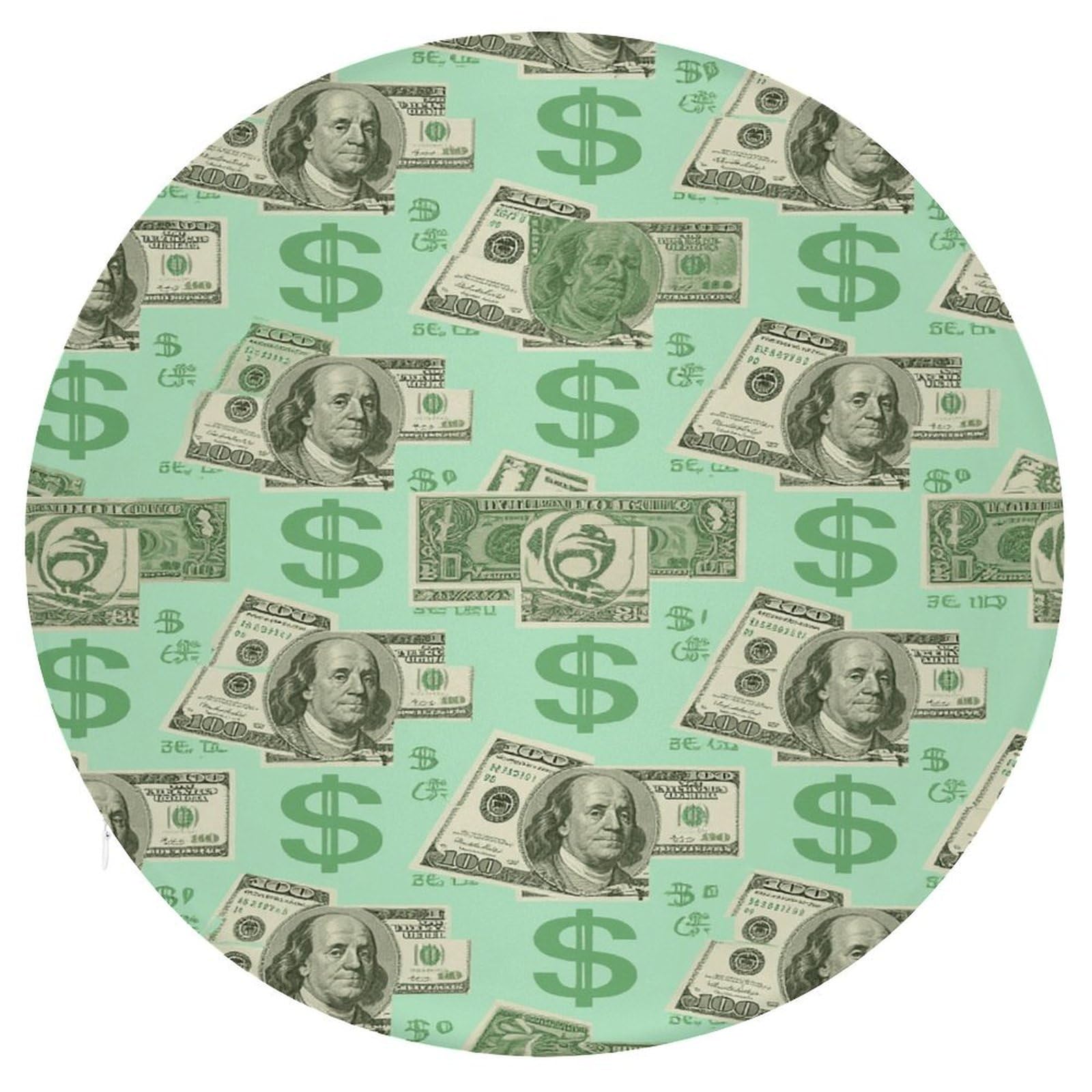 VstaDank Money Round Cushion Memory Foam Seat Cushions 15In Comfort Meditation Floor Pillow Anti Slip Soft Stool Cushion Chair Pad for Tatami Living Room Yoga