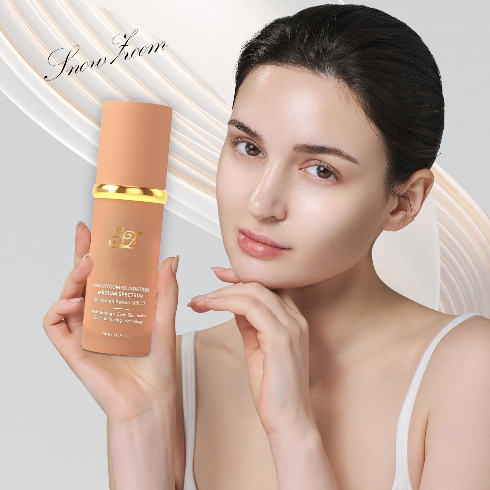 Infinite Love Maquillaje, 4 en 1 Base De Maquillaje Antiedad, Base De Maquillaje Que Cambia De Color SPF 50, Antiedad Hidratante, HidratacióN Duradera Para Corrector (1) — view 6