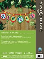 Vista 2 de Dimensions Banner de apliques de fieltro para manualidades, cascabel