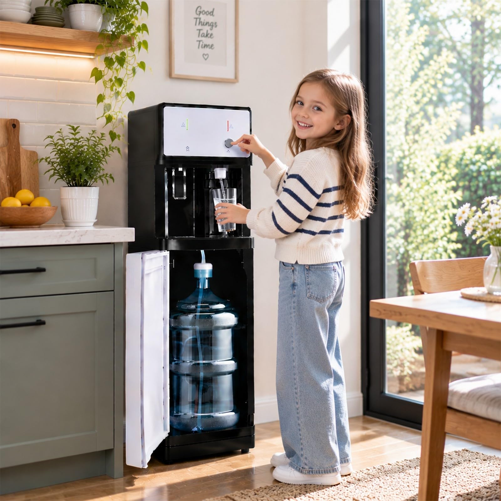 Distributore d'Acqua, Caricamento dal Basso, 220V, 3 Temperature