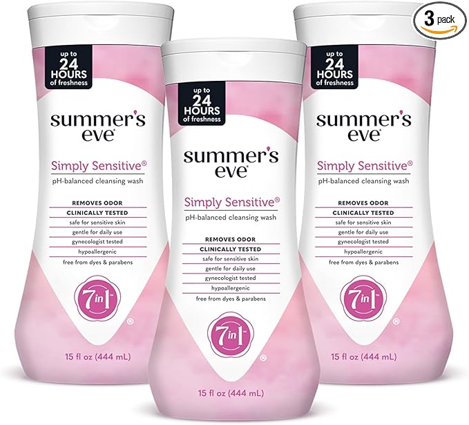 Summer's Eve Simply Sensitive 每日温和全身女性沐浴露