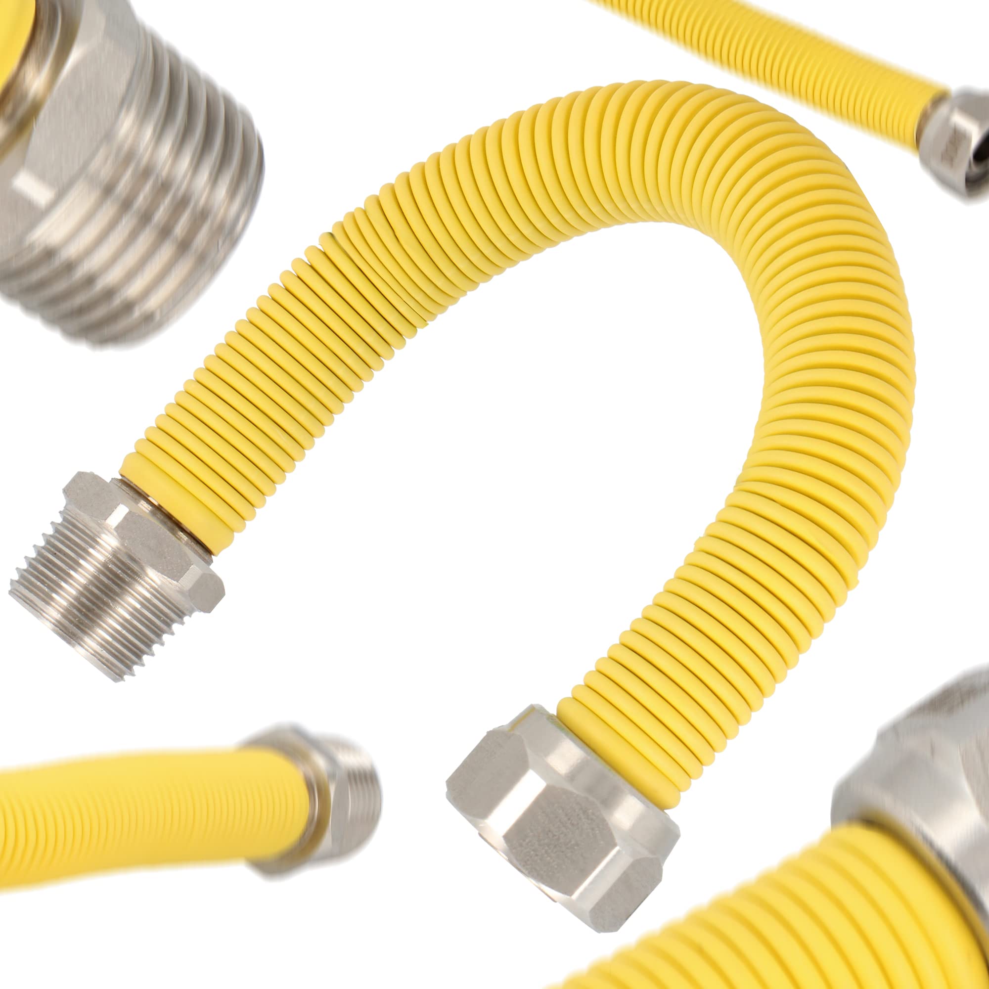 Flexibler Gasschlauch Für Gewerbeküchen – 1 M,  Produktbild-Vorschau 2