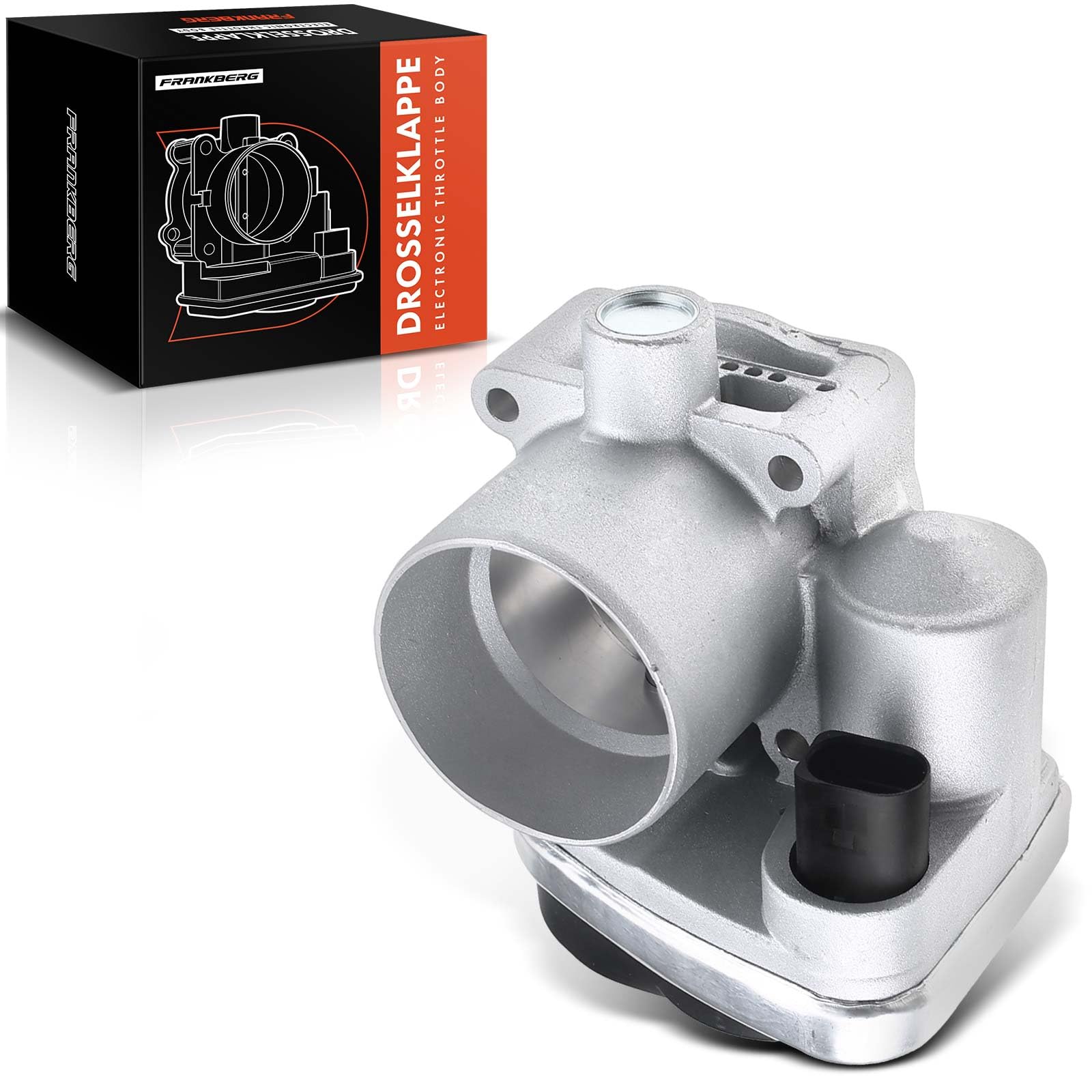 Frankberg Drosselklappe Drosselklappenstutzen für Polo 9N T-o-u-r-a-n 1T1, 1T2 1.4 FSI 1.6 FSI Benzin 2002-2007 036133062Q
