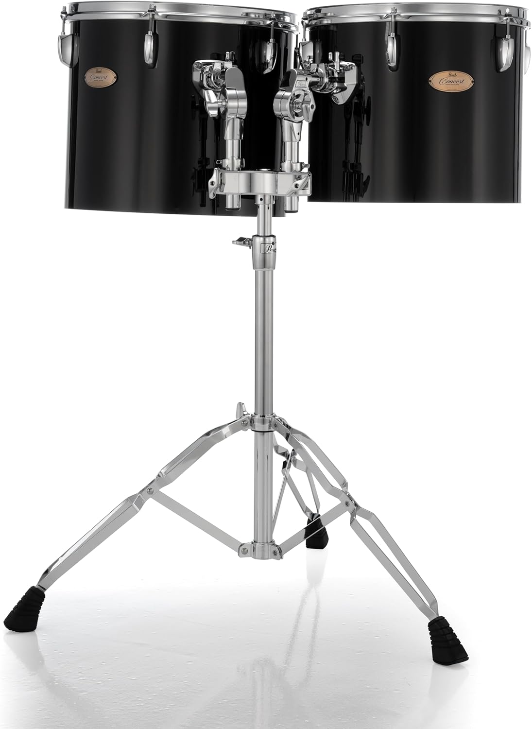 13" and 14" Concert Tom Poplar/Kapur Single Head Tom Set W/BT3 & 7/8" Receiver & T895 Stand