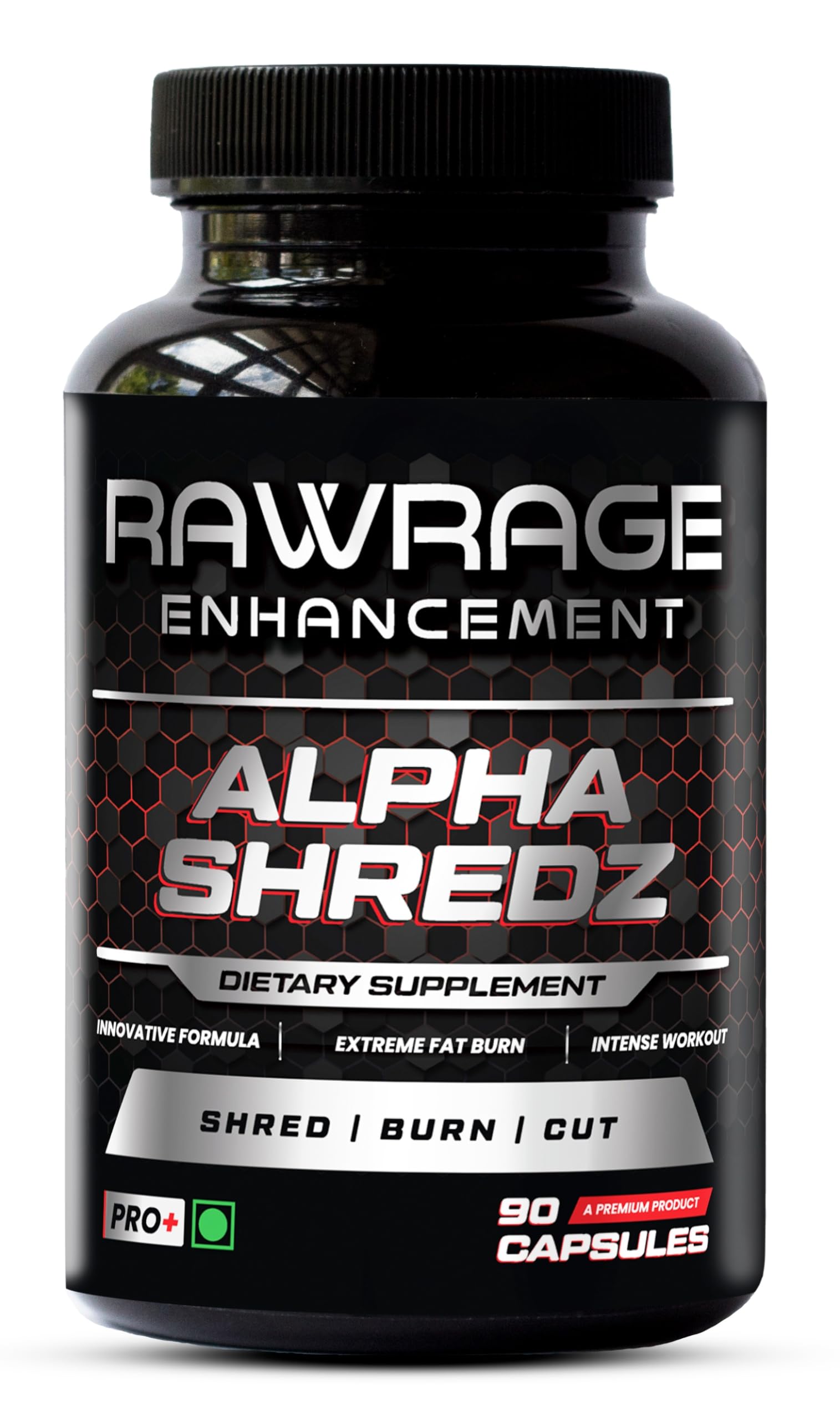 Rawrage Alpha Shredz Extreme Fat Burn Formula | 180 Capsules (Pack of 2) (B0BBSKHN5H) Amazon Price History, Amazon Price Tracker