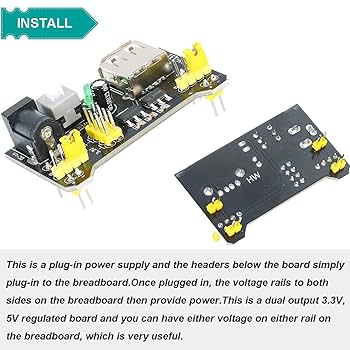 ±15V 5V 電源付ブレッドボード Amazon.co.jp: DAOKAI 4個電源モジュール 3.3V 5V ブレッド