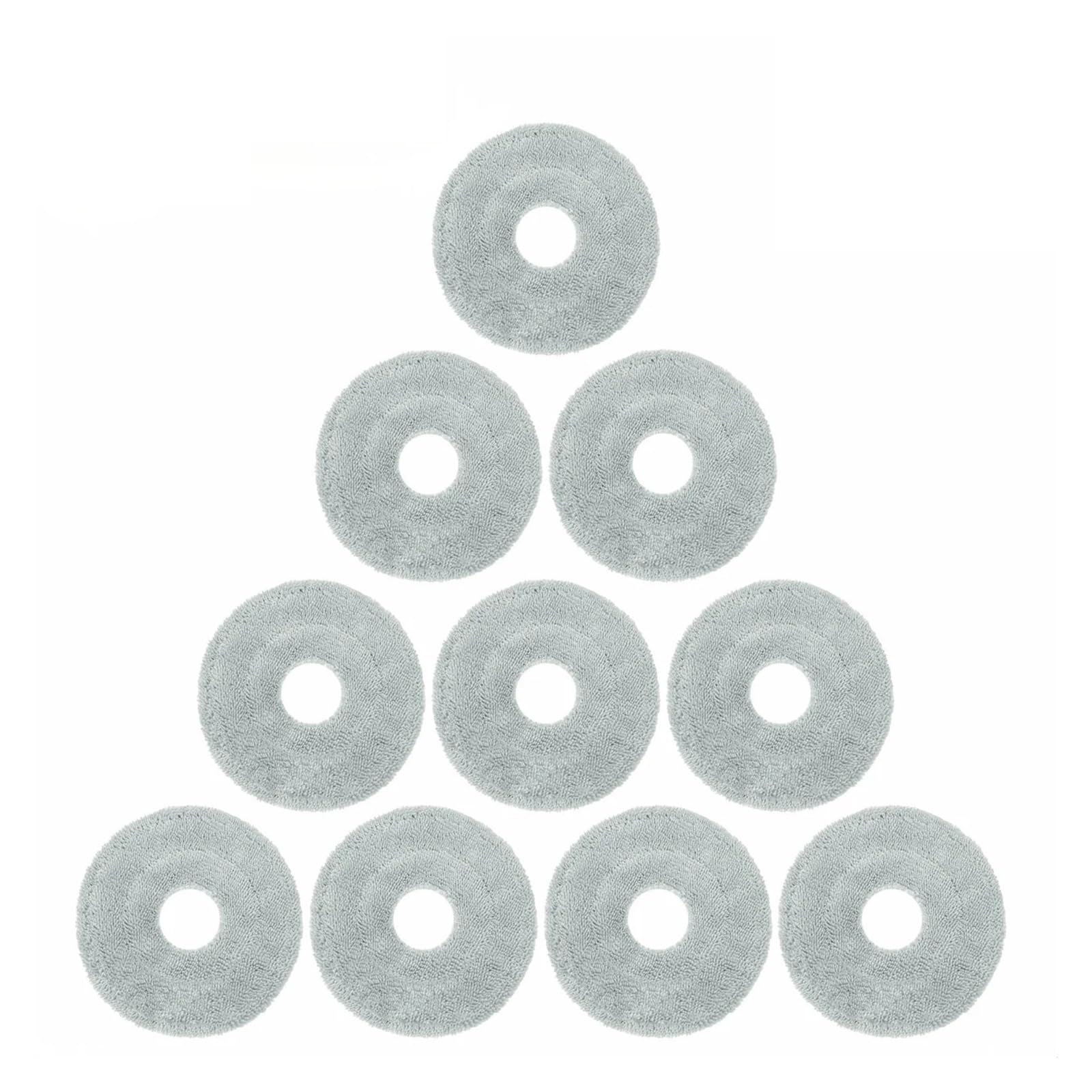RANJIAO Mop Cloth,Compatible for Ecovacs Deebot X5 Omni / X5 MAX / X5 PRO,Robot Vacuum Cleaner Spare Parts Vacuum Cleaner Parts(Mop-10PCS)