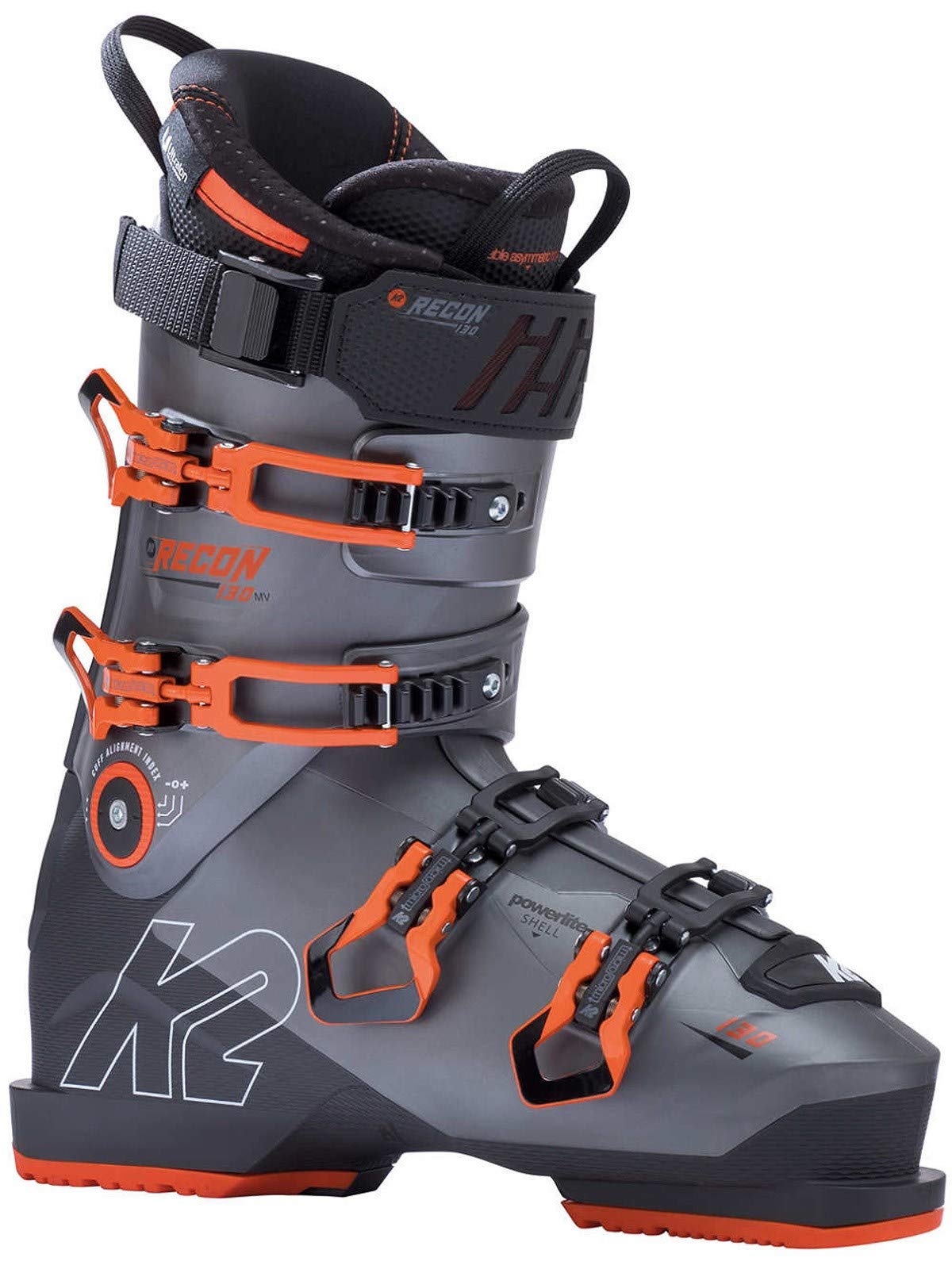 K2 スキー靴 K2 130 フレックス 130 黒/オレンジ K2 スキー靴 K2 130 フレックス 130 黒/オレンジ