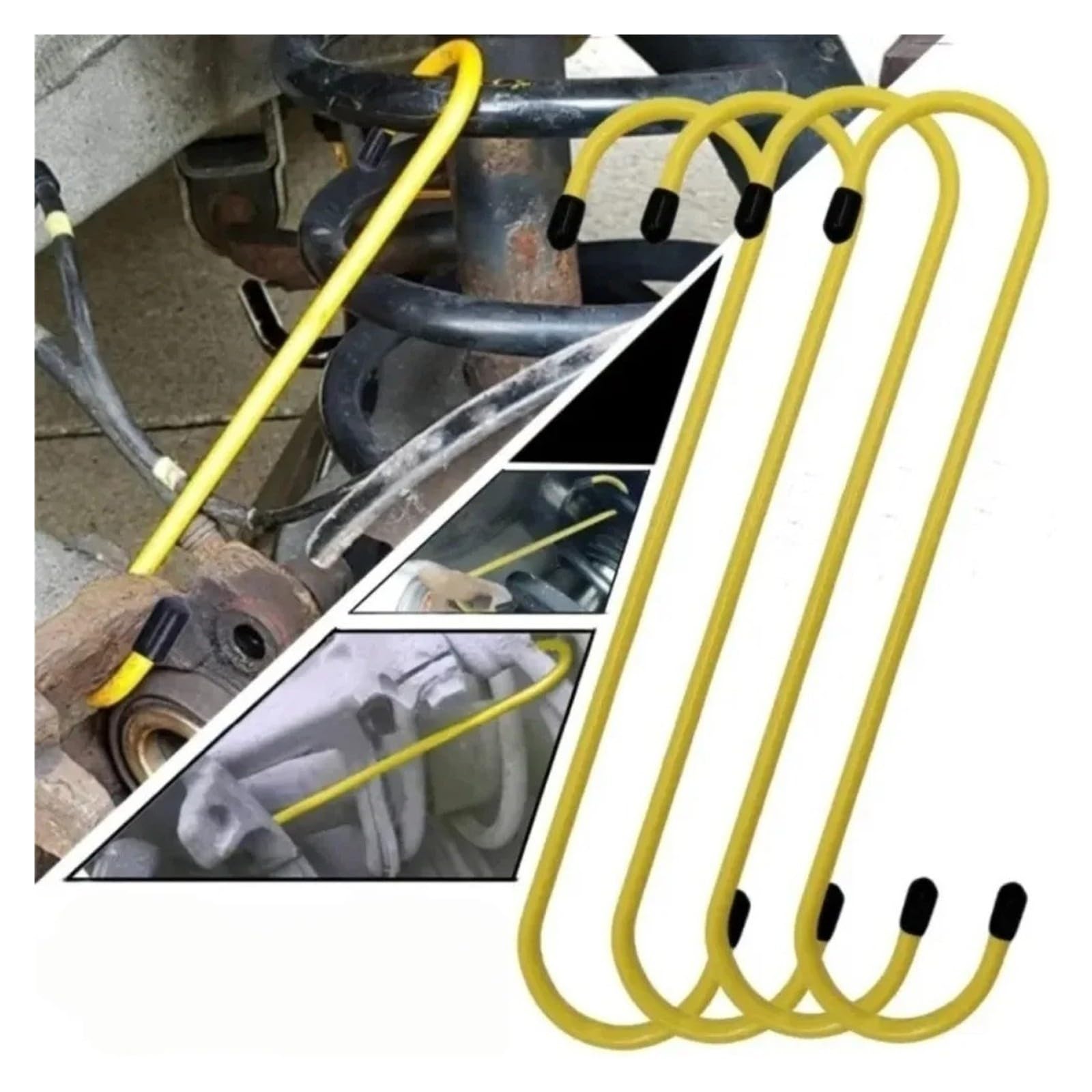 Herramienta de reparación de suspensión para coche, con forma de S