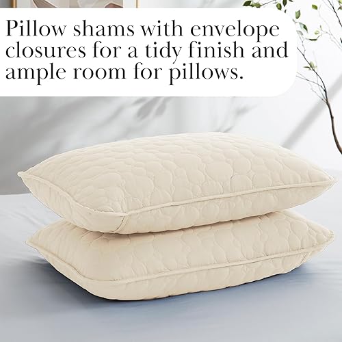 Vista 21 de Southshore Fine Linens, The Brickyard Collection -Juego de edredón ligero 02 - Hueso de ladrillo