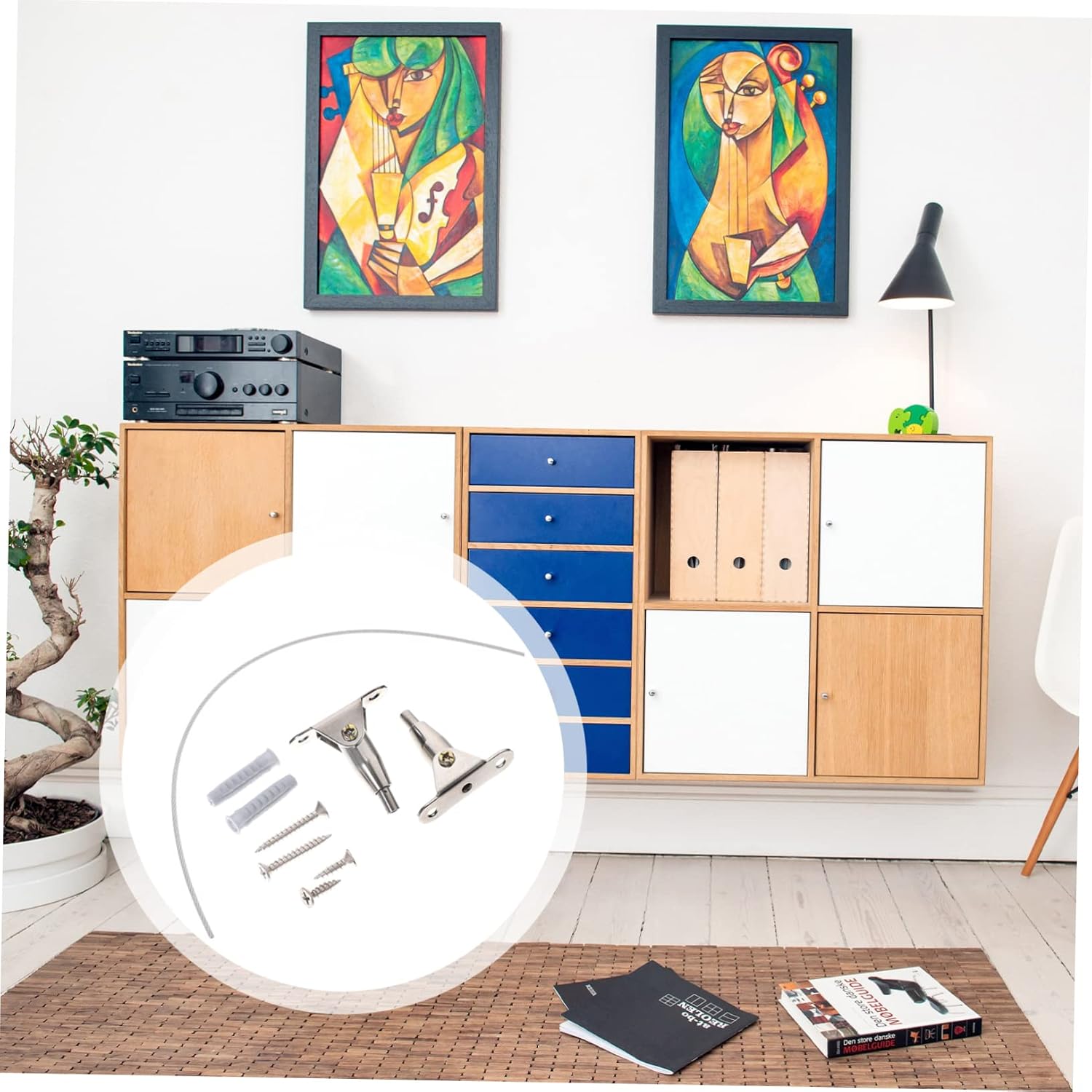 6sets Nursery Essentials Furniture Wall Anchors Safety Straps Proofing Kit