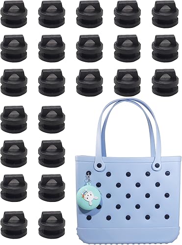 Mon Caramel Encantos de goma de los accesorios del bolso de la playa,Accesorios de goma de la playa Totes Insertos,Encantos