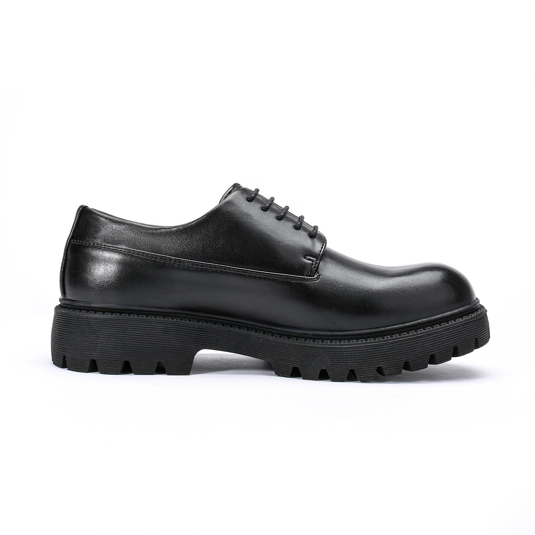Allthemen Derby Uomo Stringate Business Eleganti Scarpe Brogue Basse Vintage PU Oxford Lace Classiche