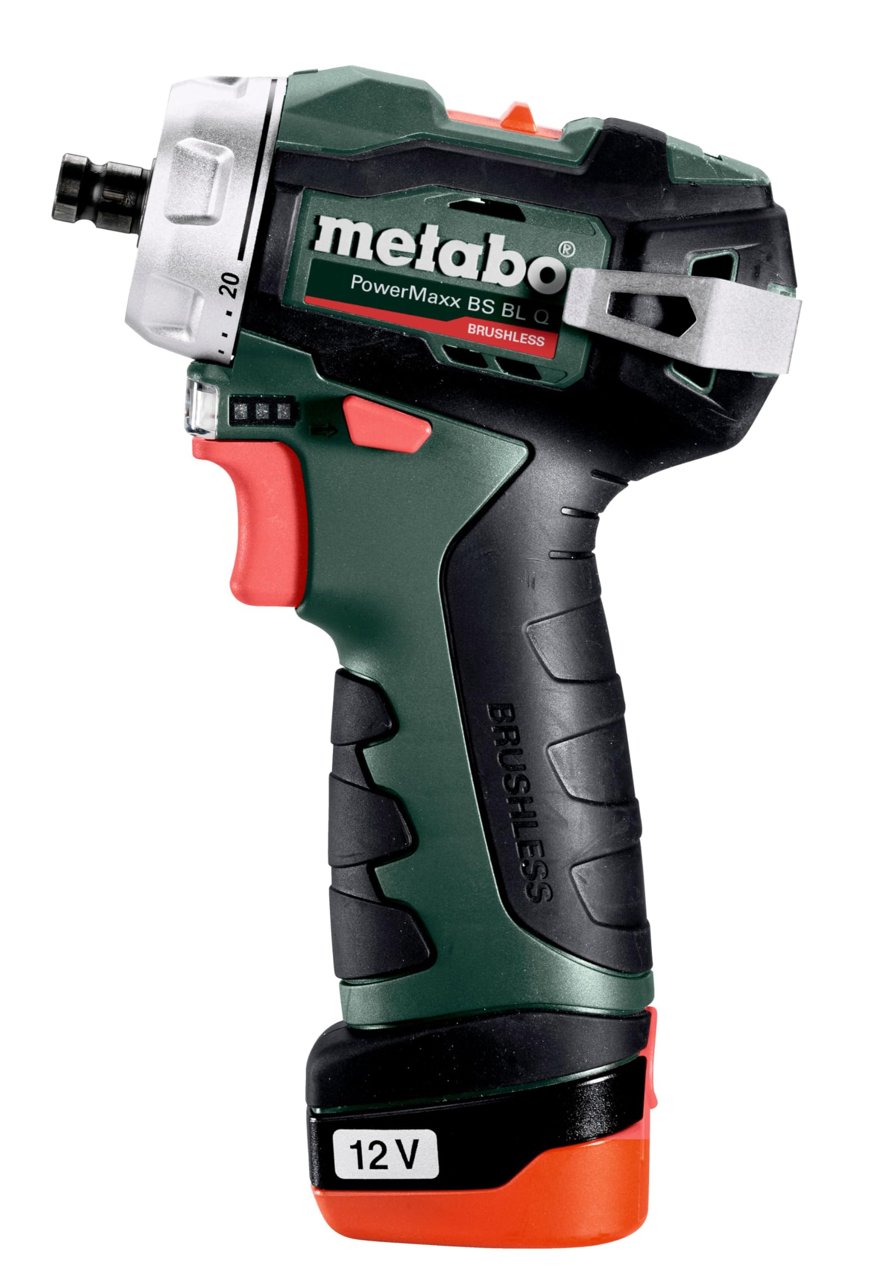 metabo PowerMaxx BS BL Q 601749500 akumulatorowa wiertarko-wkrętarka 12 V 2 Ah Li-ION + 2 baterie
