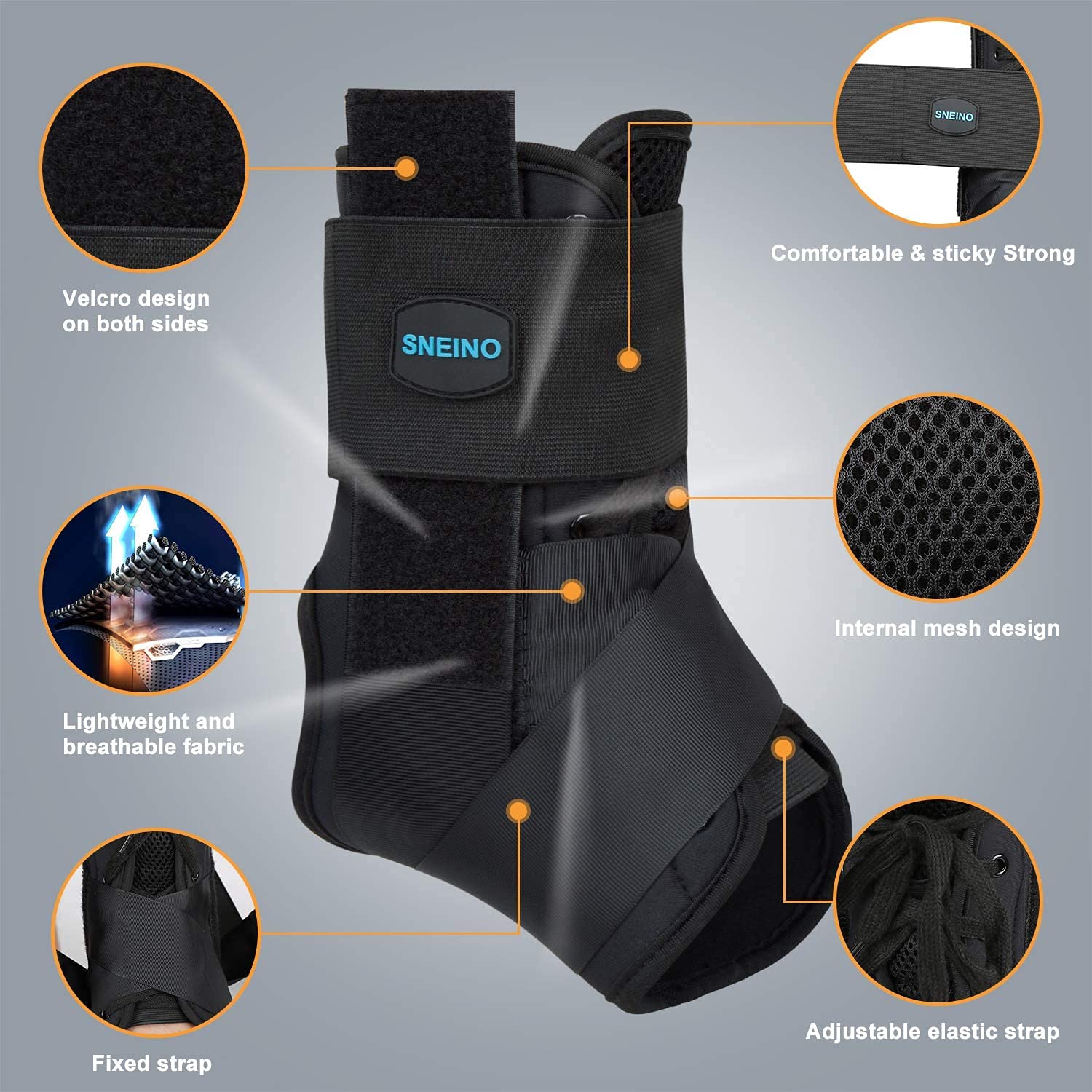 Buy SNEINO Ankle Brace for Women & Men Ankle Brace for Sprained Ankle
