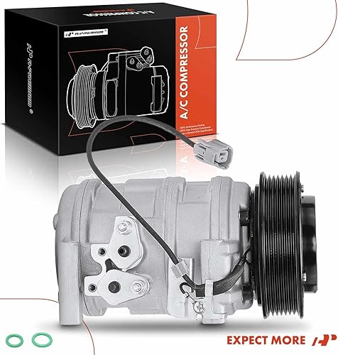 Miniatura 9 de A-Premium Compresor de aire acondicionado con embrague compatible con Honda Element 2.4L 2003-2011