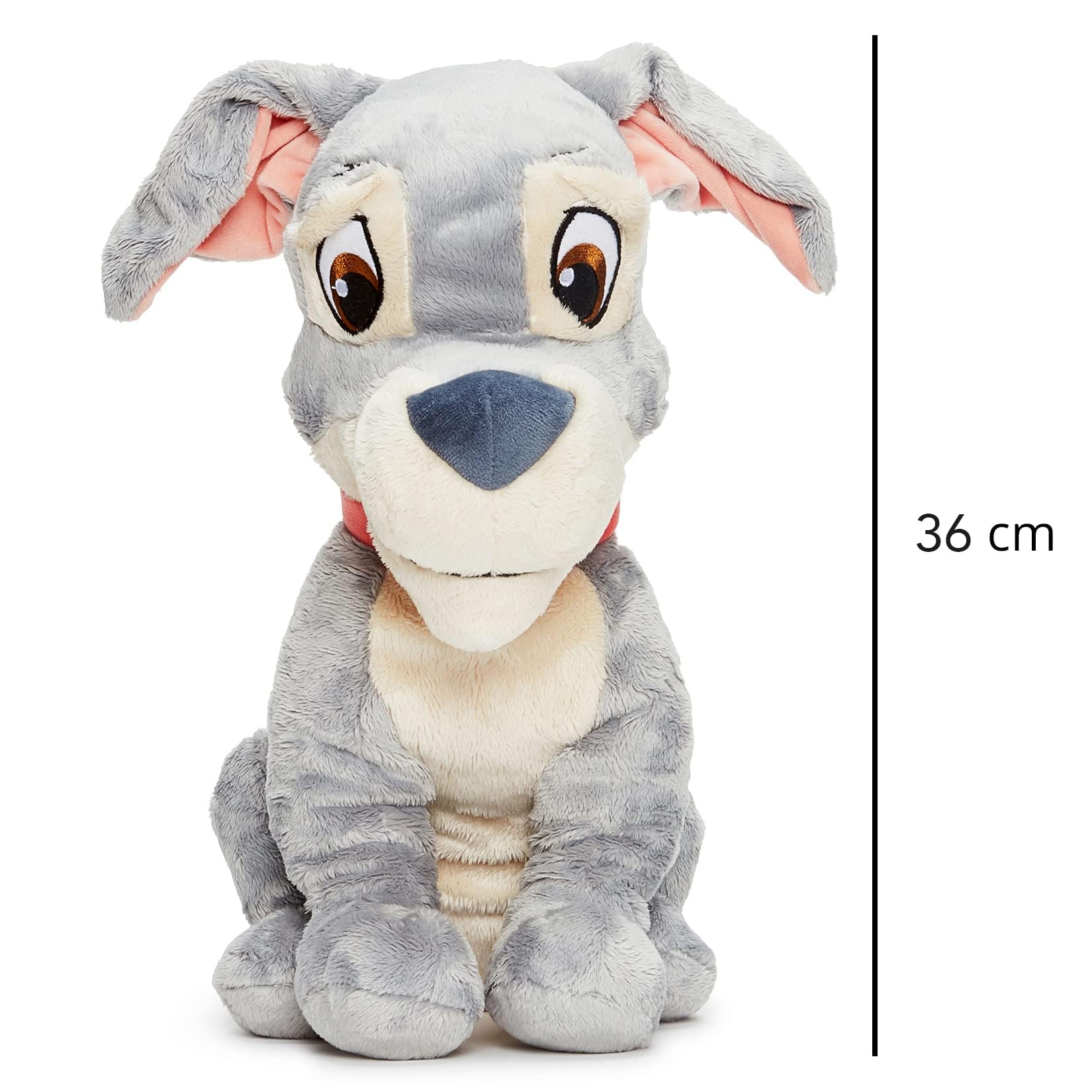 Simba - Disney Plüschfigur, Wanderer der Dame und des Vagabunds, 35 cm, 100% offizielles Disney-Lizenzprodukt, geeignet ab den ersten Monaten des Lebens