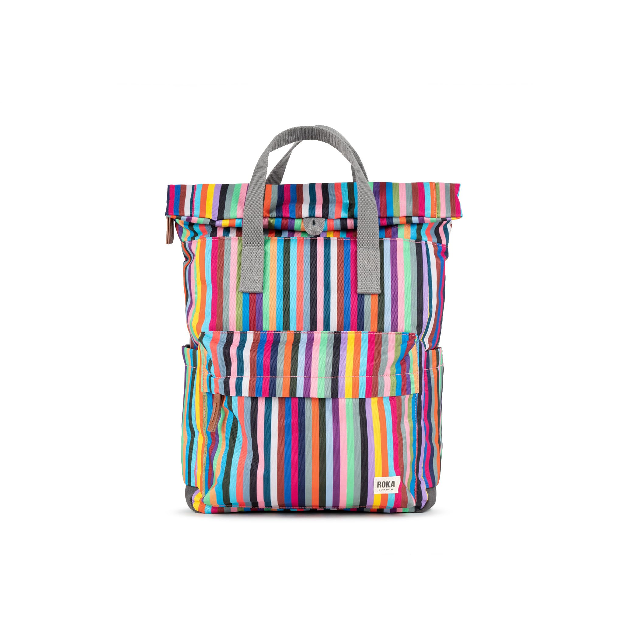 ROKA LondonCanfield B Multi Stripe Medium Recycled Canvas