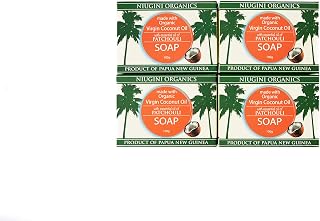 Antibacterial Organic Natural Vegan Soap Bar - Anti-Bacterial Coconut Soap - Nourishing Hand Soap - 100% Natural Soap - Soap Gift Set - Unscented Pure Soap (4 Patchouli)