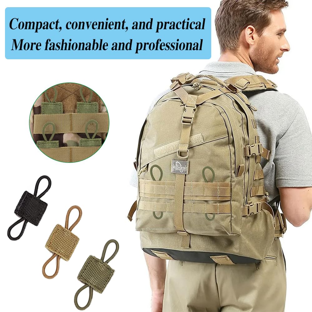 Mousqueton,Sac à dos en sangle Molle quick draw, mousqueton à attache