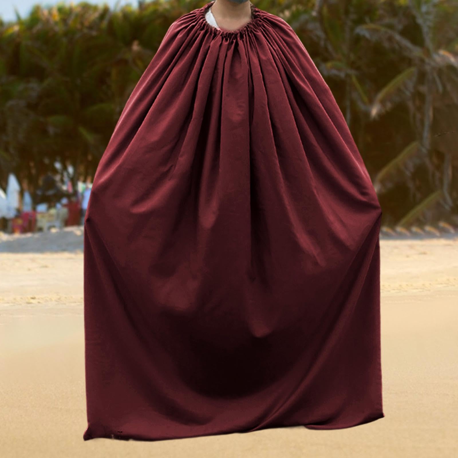 LOVIVER Accappatoio per Cambio rapido, Riparo per la Privacy, Comodo Costume da Bagno Pieghevole, Accappatoio per Cambio rapido per scattare Foto in Spiaggia
