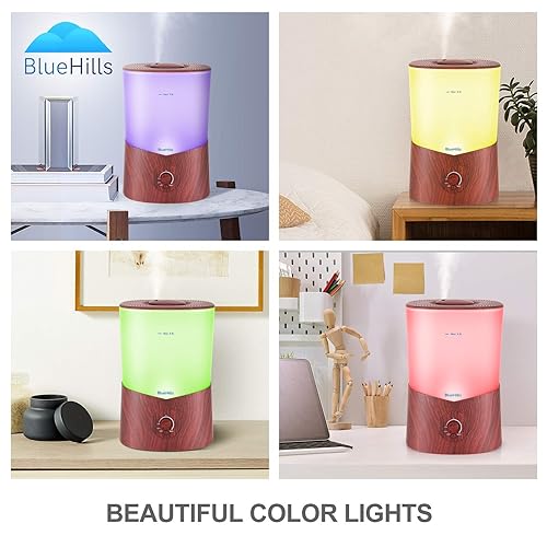 Miniatura 5 de BlueHills Juego de 2 difusores de aceites esenciales grandes de 67.6 fl oz y 101.4 fl oz para habitaciones grandes, modelos de gran capacidad,