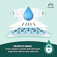 Vista 3 de Marca Yaxa - Pañales Mama Bear de toque suave, talla 5, 33