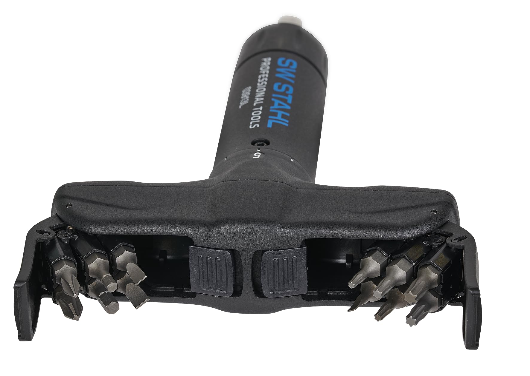 SW-Stahl Llave Dinamométrica con Mango en T, 2-8 Nm, 13 Piezas 03913L | Juego de herramientas con bits para un ajuste preciso del par de giro en vehículos, escala graduada y mango ergonómico