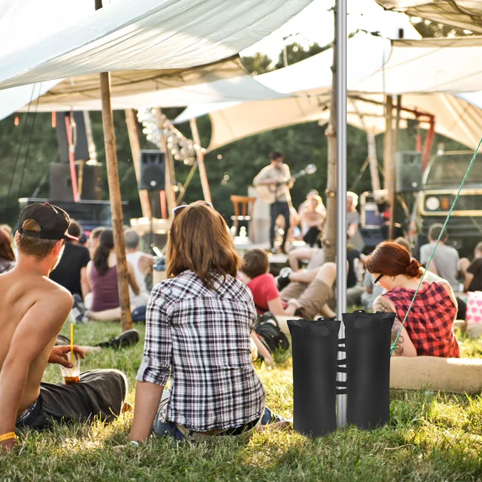 8 PCS Sac De Sable 800d Tissu Oxford Sac De Poids Pour Tonnelle Sac De