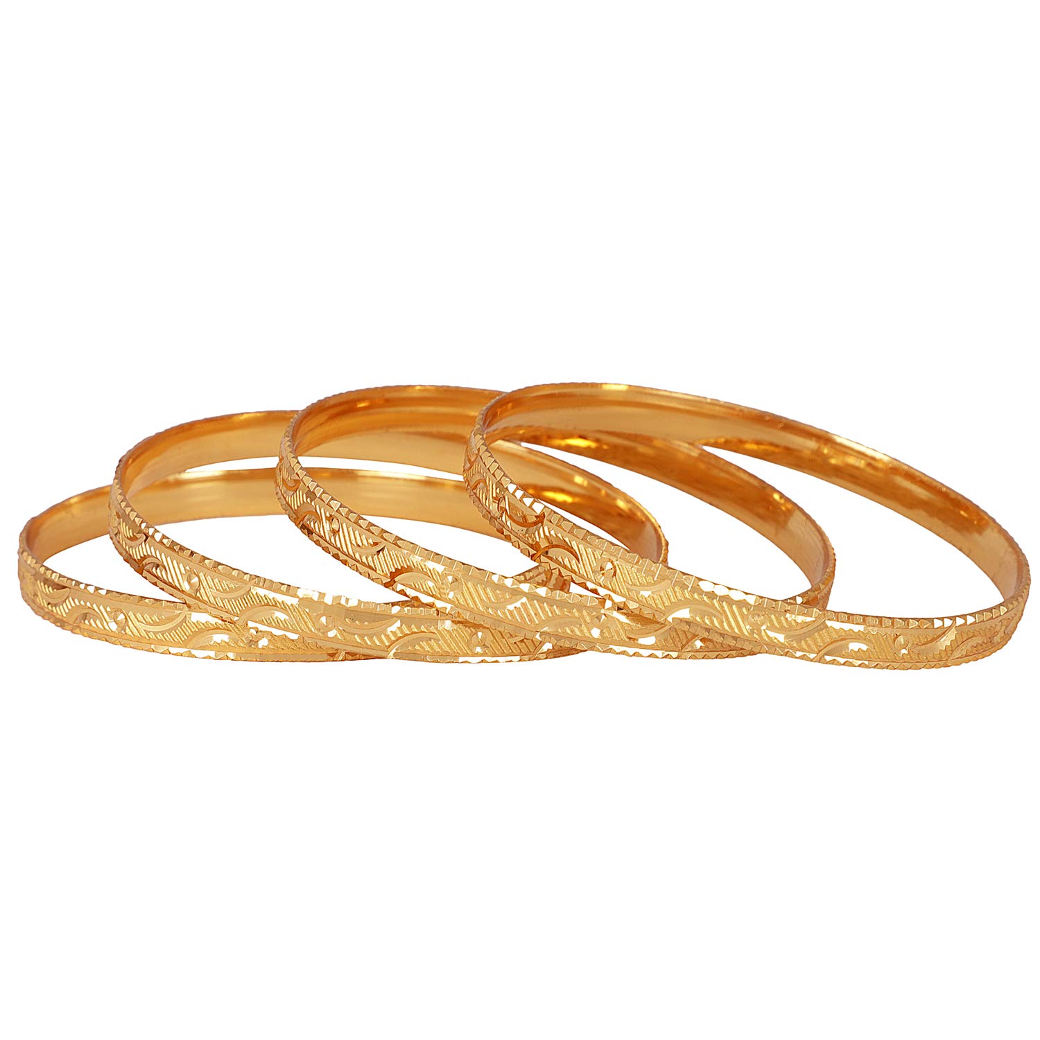 Set of 4 Latest Traditional One Gram Plated Bracelets