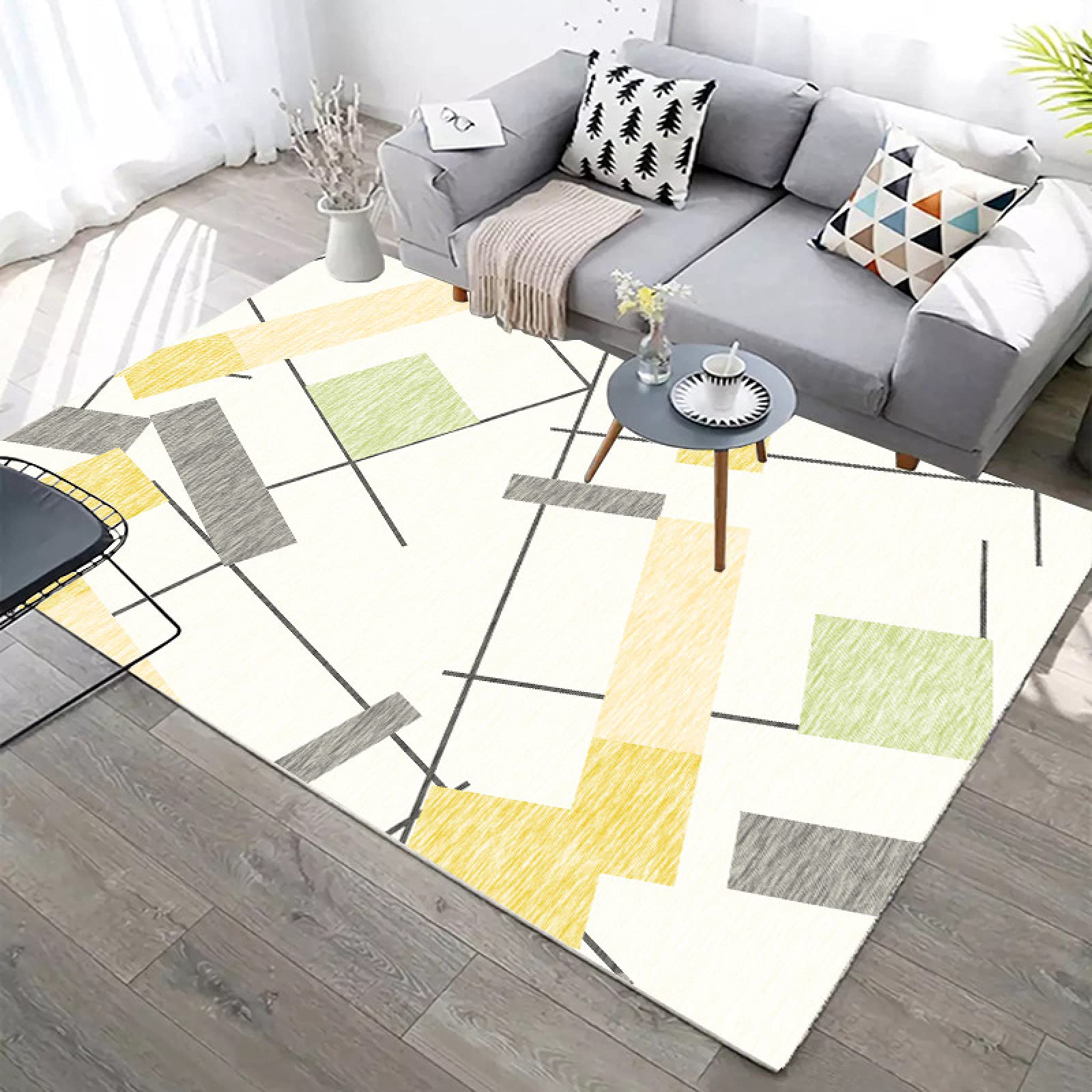 Tapis nordique moderne pour salon et chambre d'enfant 200x280