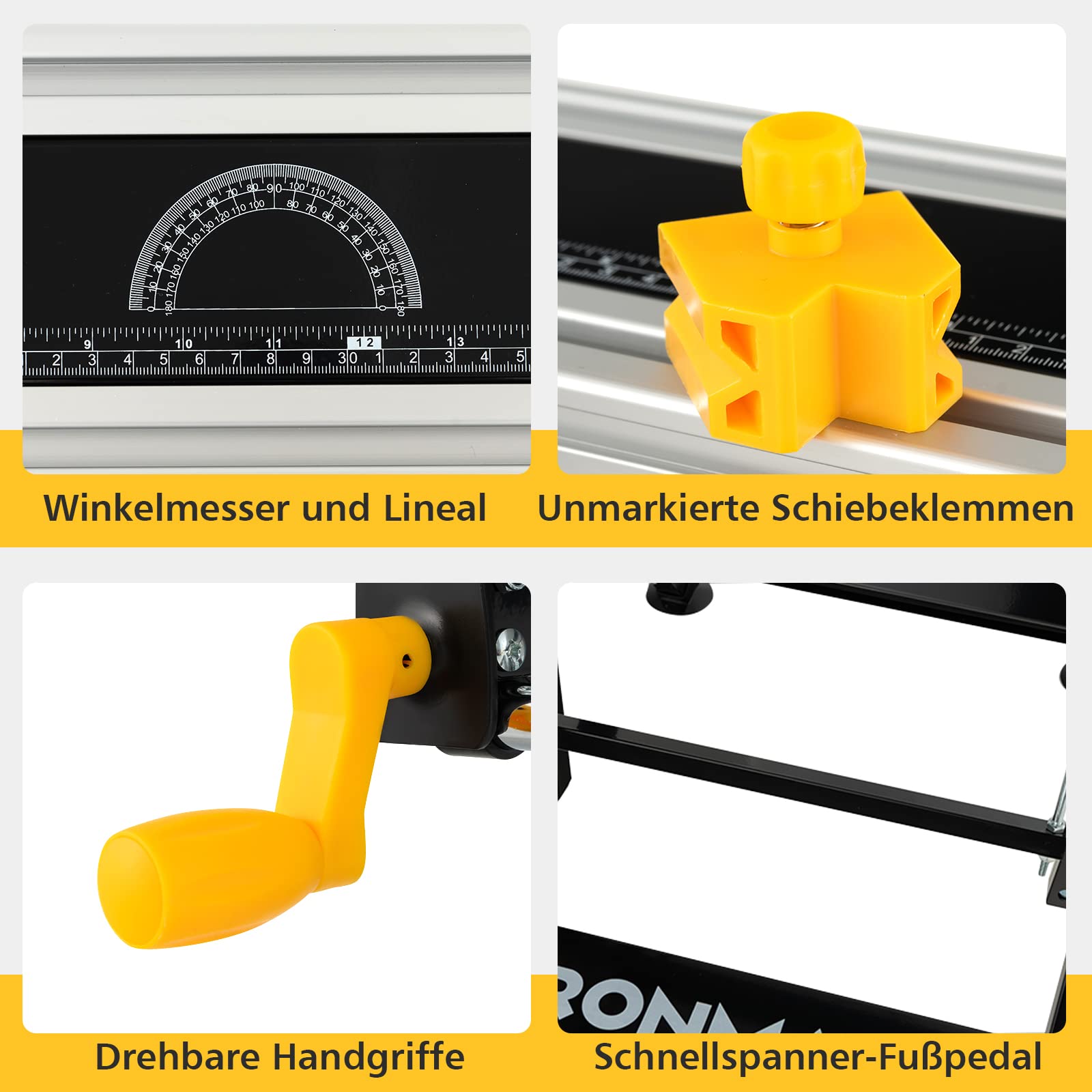 COSTWAY Arbeitstisch klappbar, höhenverstellbar & neigbar, Werktisch mit großer & ausziehbarer Arbeitsfläche, Werkbank Spanntisch für Werkstatt, Garage, Heim- und Handwerker, Tragkraft 100 kg