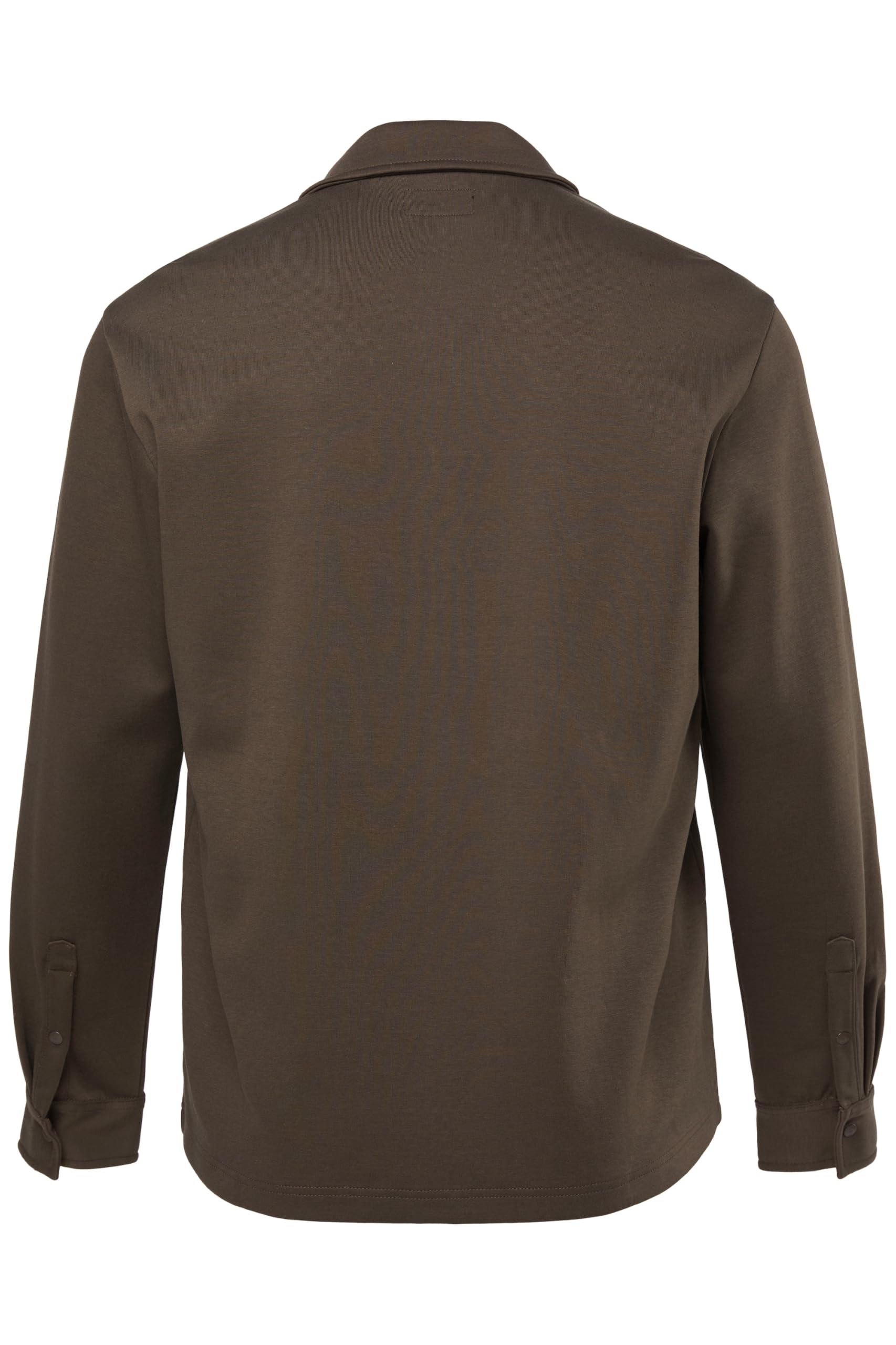 Men Plus Herren große Größen Übergrößen Menswear L-8XL Jersey-Overshirt FLEXLASTIC®, Langarm, Hemd, Kentkragen 842321