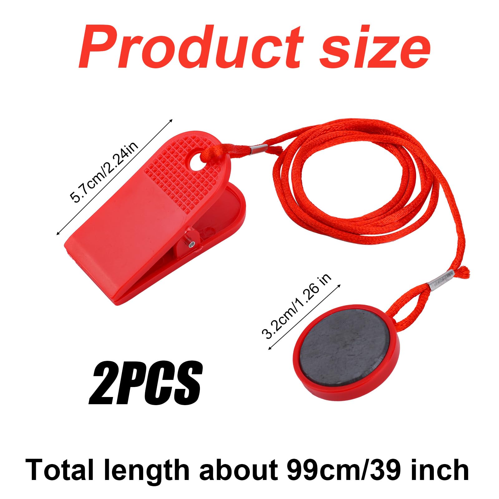 Amazon.com: Gosknor 2pcs Magnetic Safety Switch, Round
