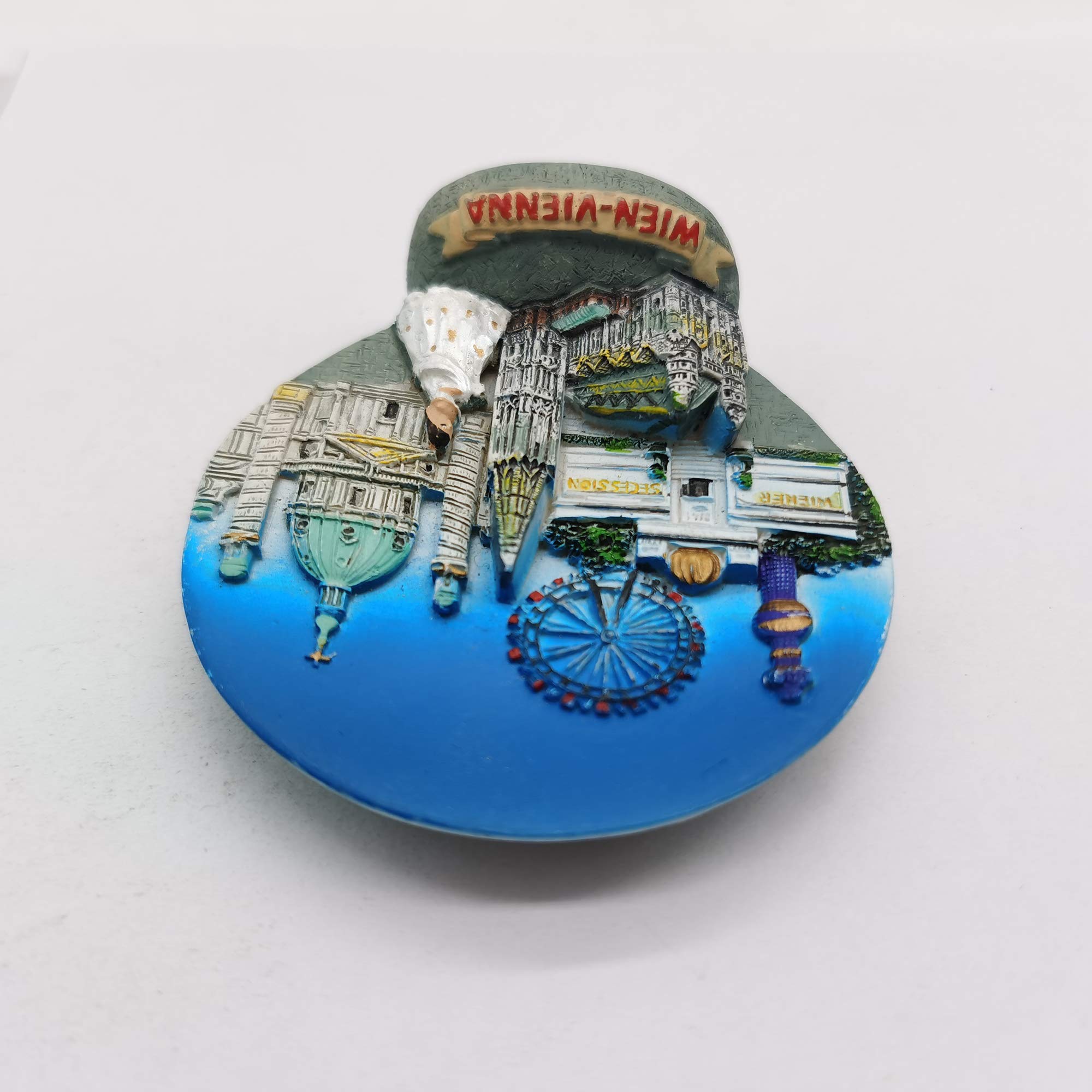 Vienna Austria 3D Frigorifero Magnete Mozart Pattern Viaggio Sticker