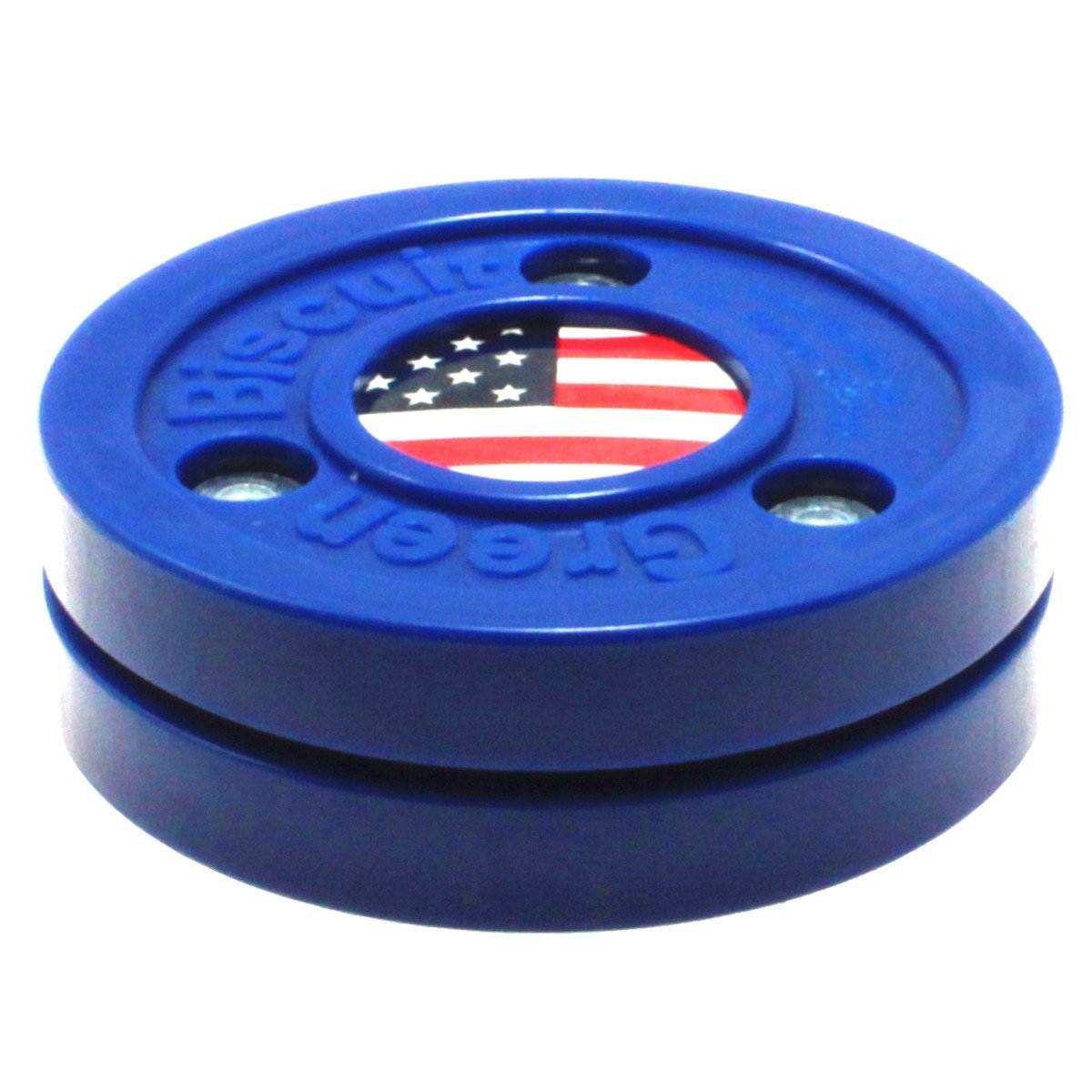 Green Biscuit Olimpico Bandiere, Originale Hockey Training Puck – per Passare, Toe-drags, Bastone e manipolazione (Country Choice)