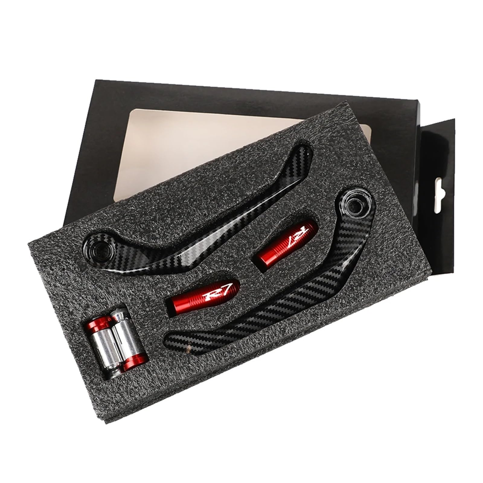Blzmwd Red Motorcycle Lever Guards Handgrip Motorcycle Accessories For Yzfr7 Yzf-R7 Yzf R7 2021 2022 Handlebar Grips Guard Brake Clutch Levers Protector
