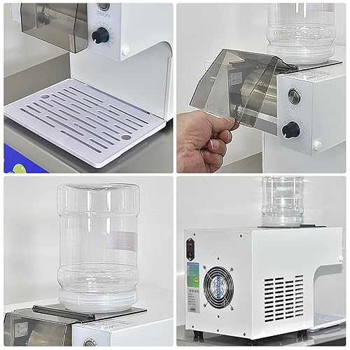 Miniatura 2 de Kolice Máquina eléctrica automática de hielo afeitado, máquina de trituración de hielo, máquina de hielo de copo de nieve, máquina de postres