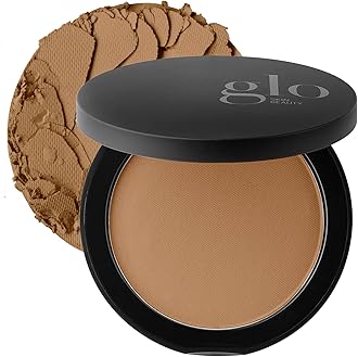 Glo Skin Beauty Pressed Base Powder Foundation Makeup (Chestnut Light) - Flawless Coverage for a Radiant Natural, Second-Skin Finish